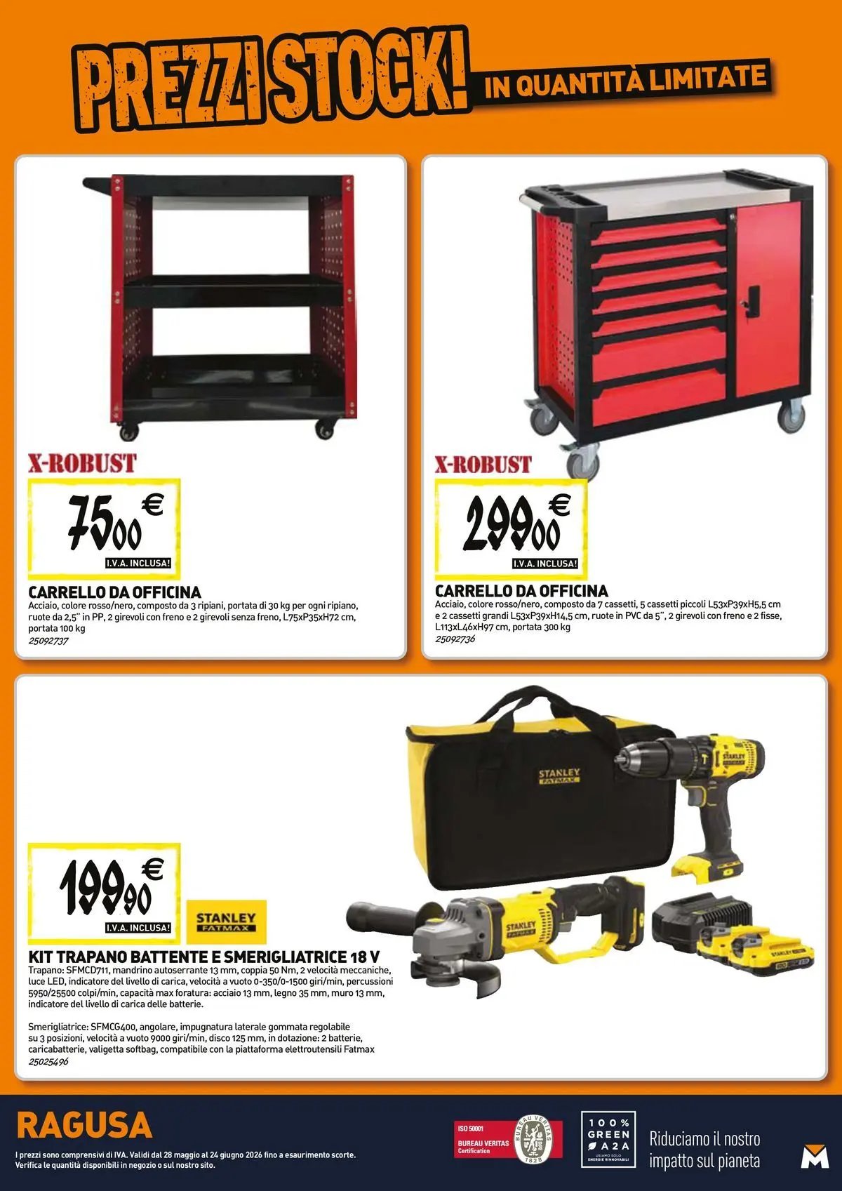 TECNOMAT - Straordinari prezzi stock!