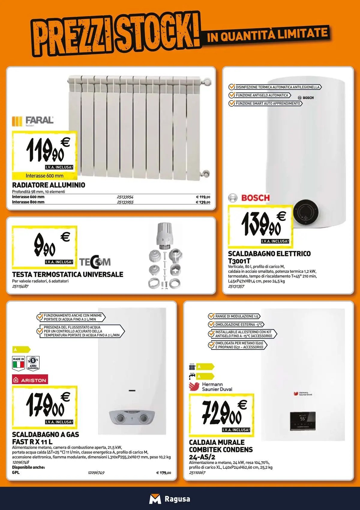 TECNOMAT - Straordinari prezzi stock!