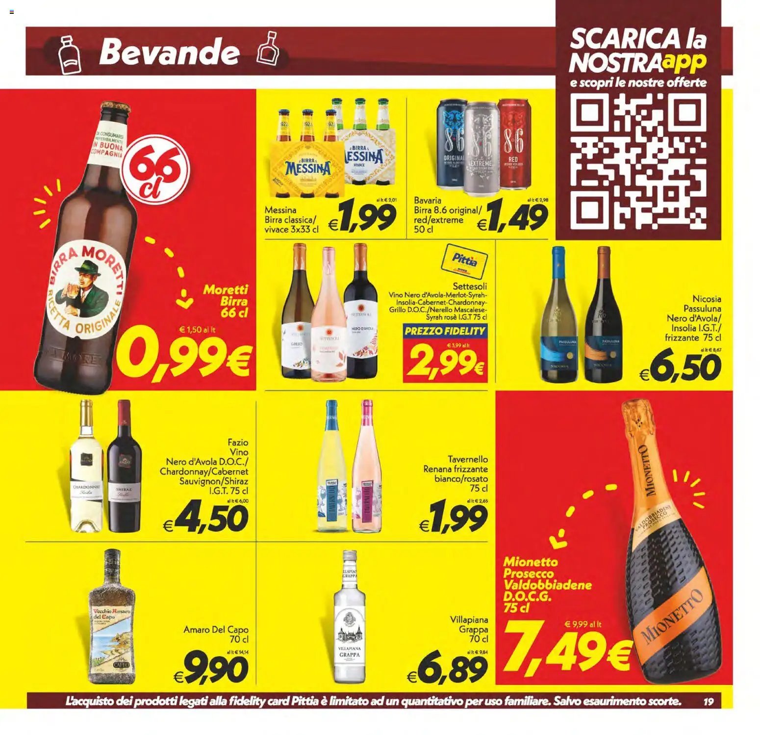SuperConveniente volantino Caltanissetta, San Cataldo, Avola, Lascari, Milazzo, Barcellona