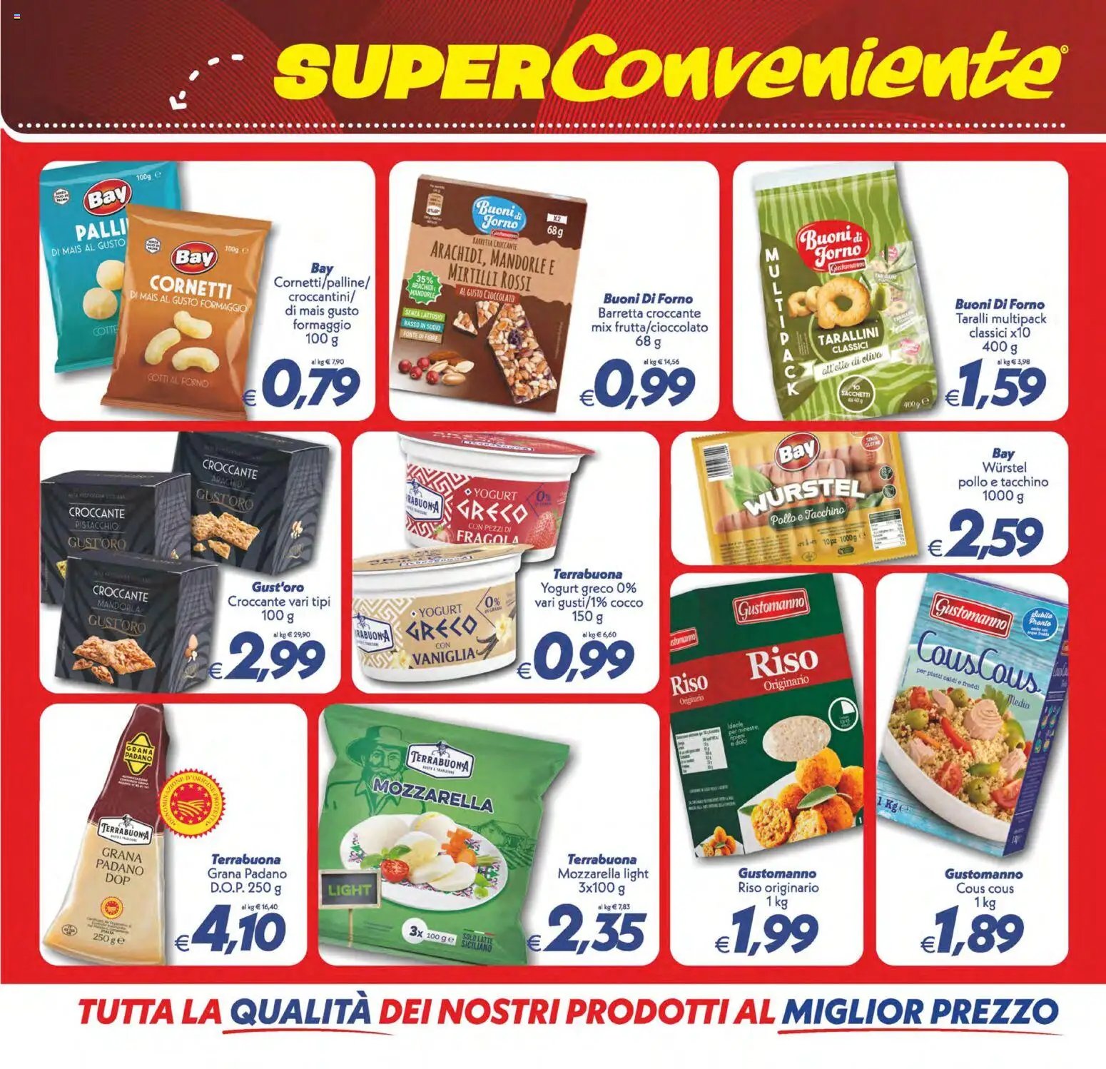 SuperConveniente volantino Caltanissetta, San Cataldo, Avola, Lascari, Milazzo, Barcellona
