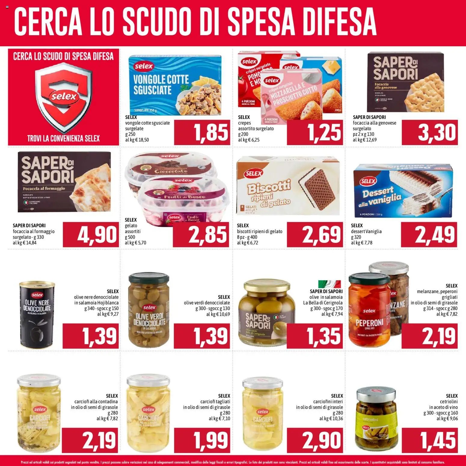Emisfero volantino Spesa Difesa