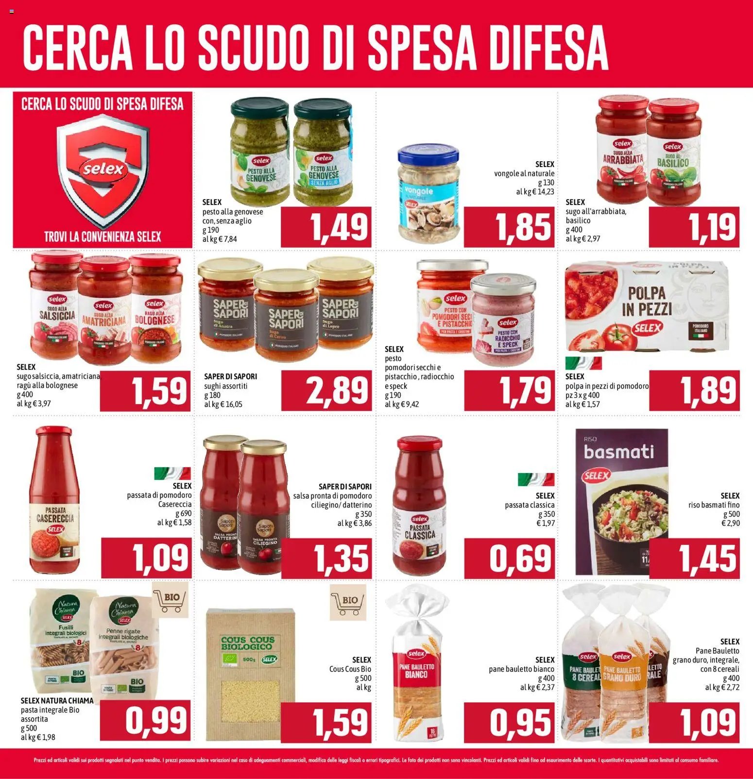 Emisfero volantino Spesa Difesa