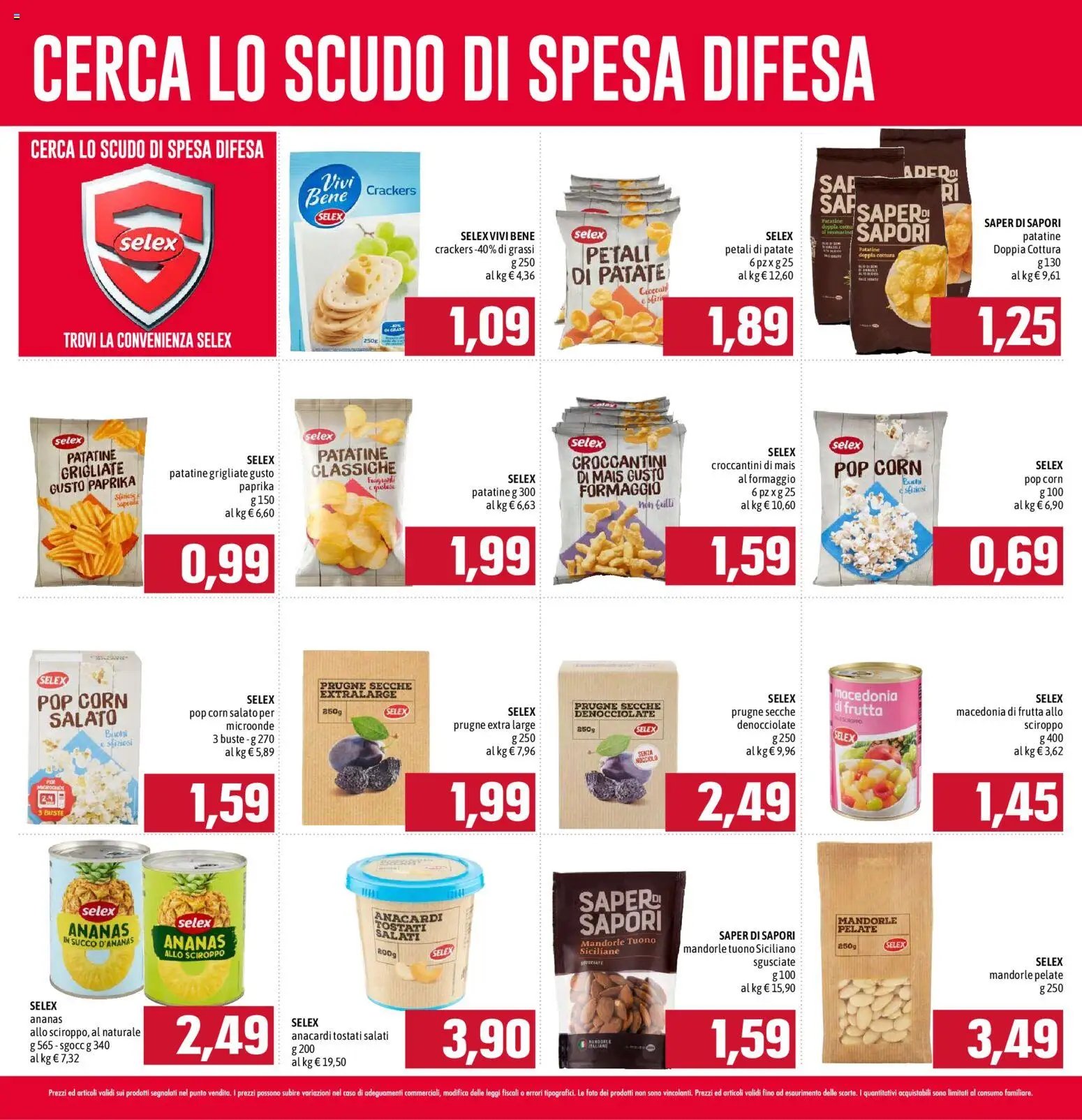Emisfero volantino Spesa Difesa