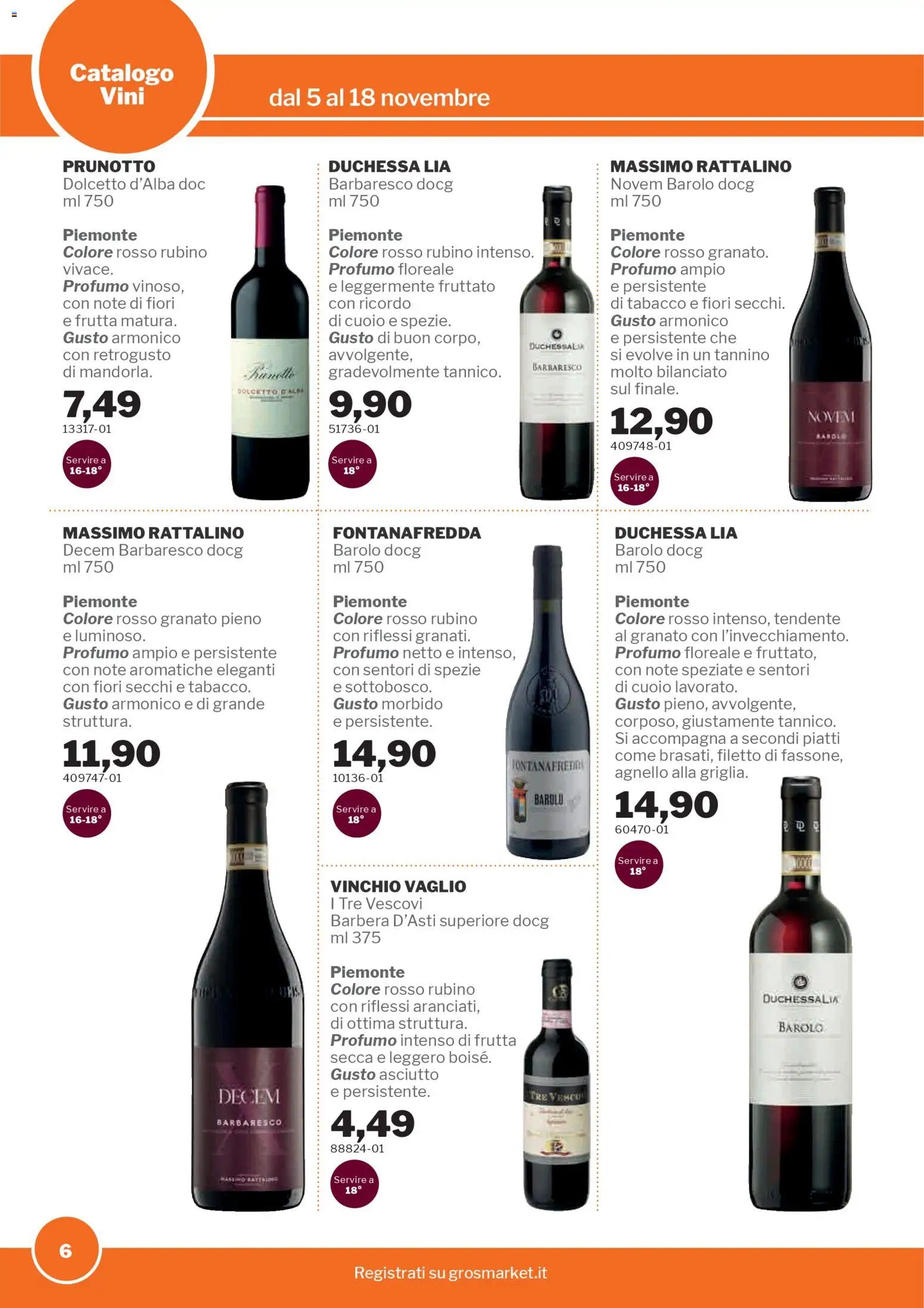 Sogegross Vini catalogo (2025-11-05 - 2025-11-18)