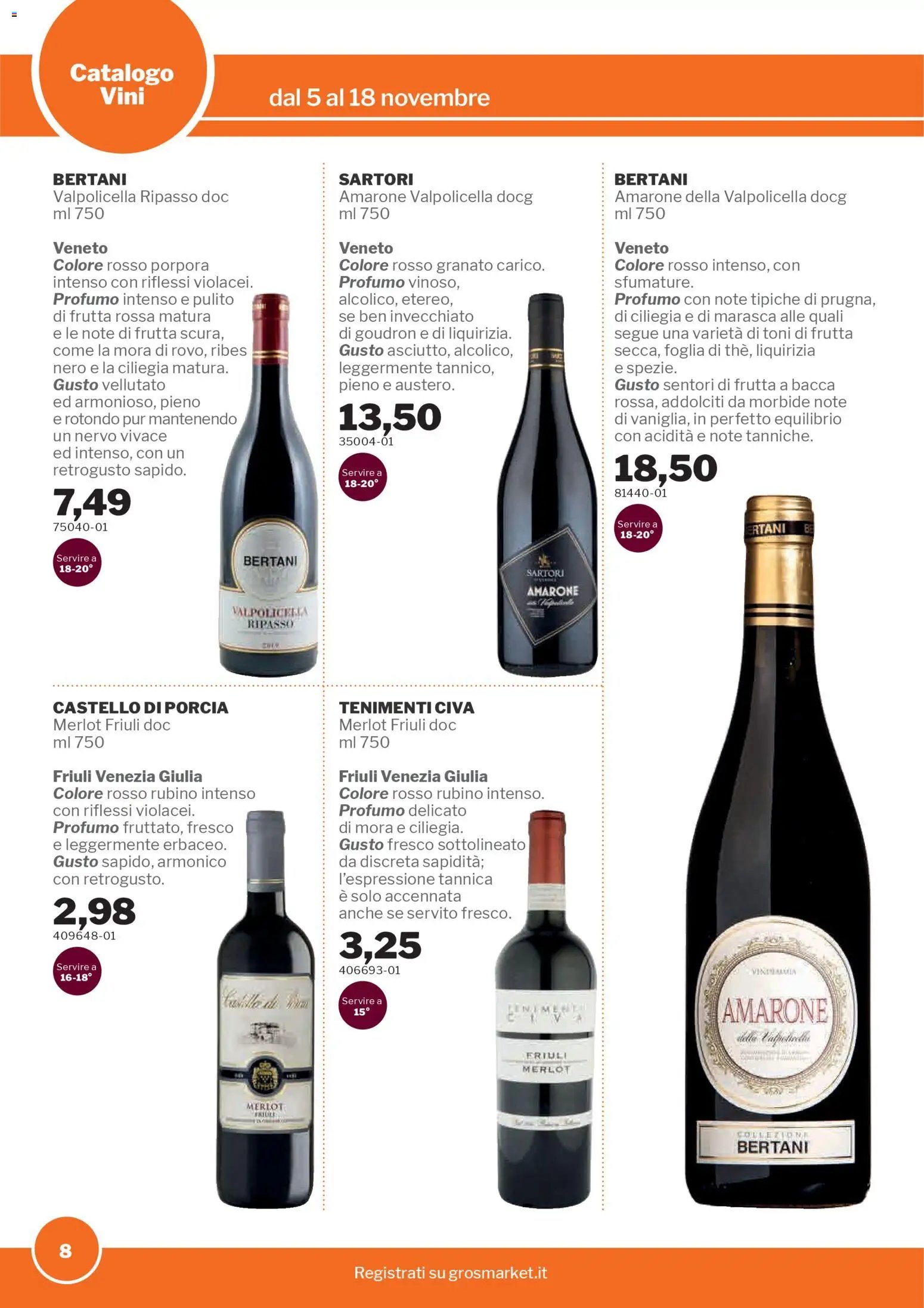 Sogegross Vini catalogo (2025-11-05 - 2025-11-18)