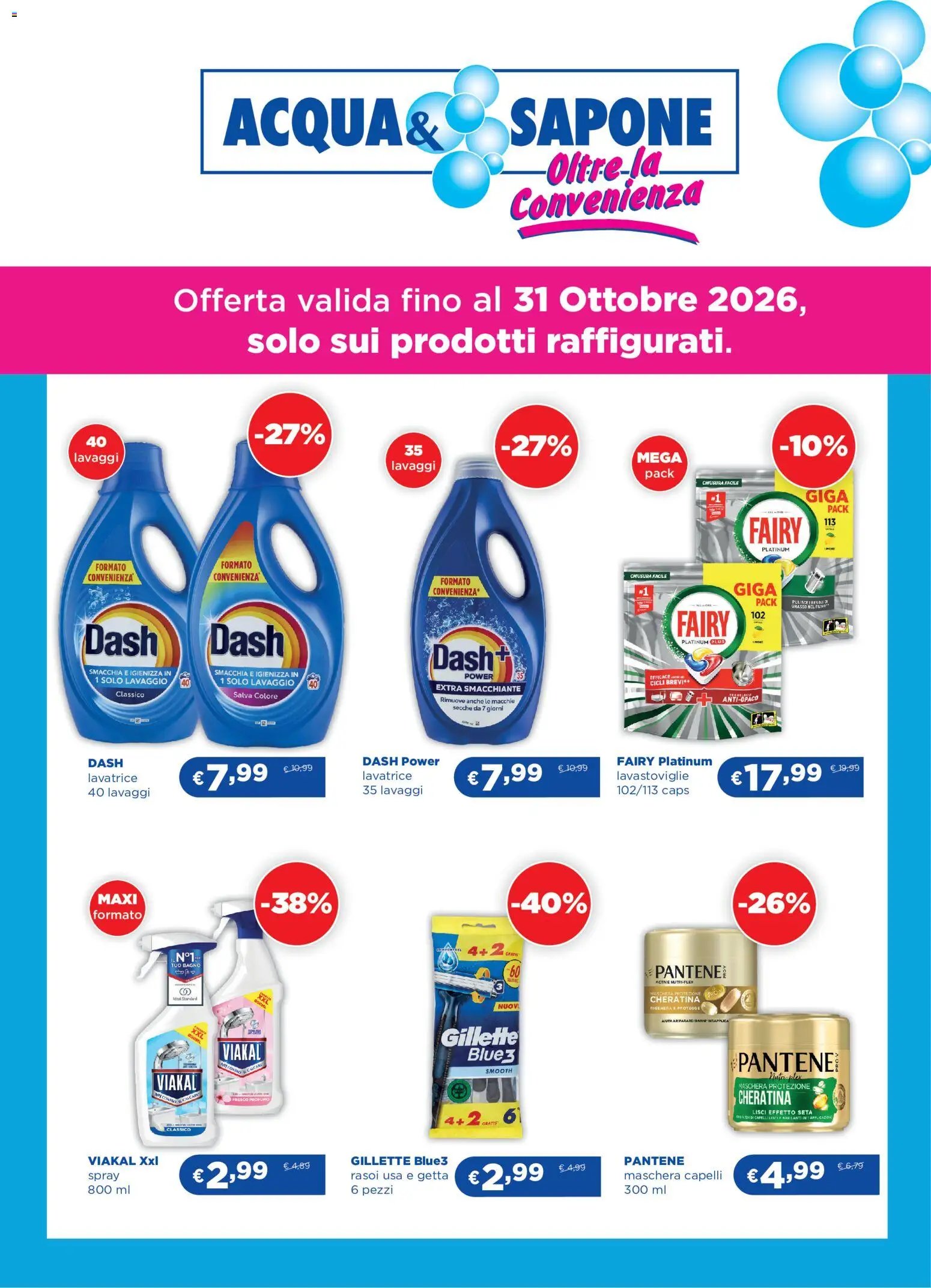Acqua e Sapone volantino Promo