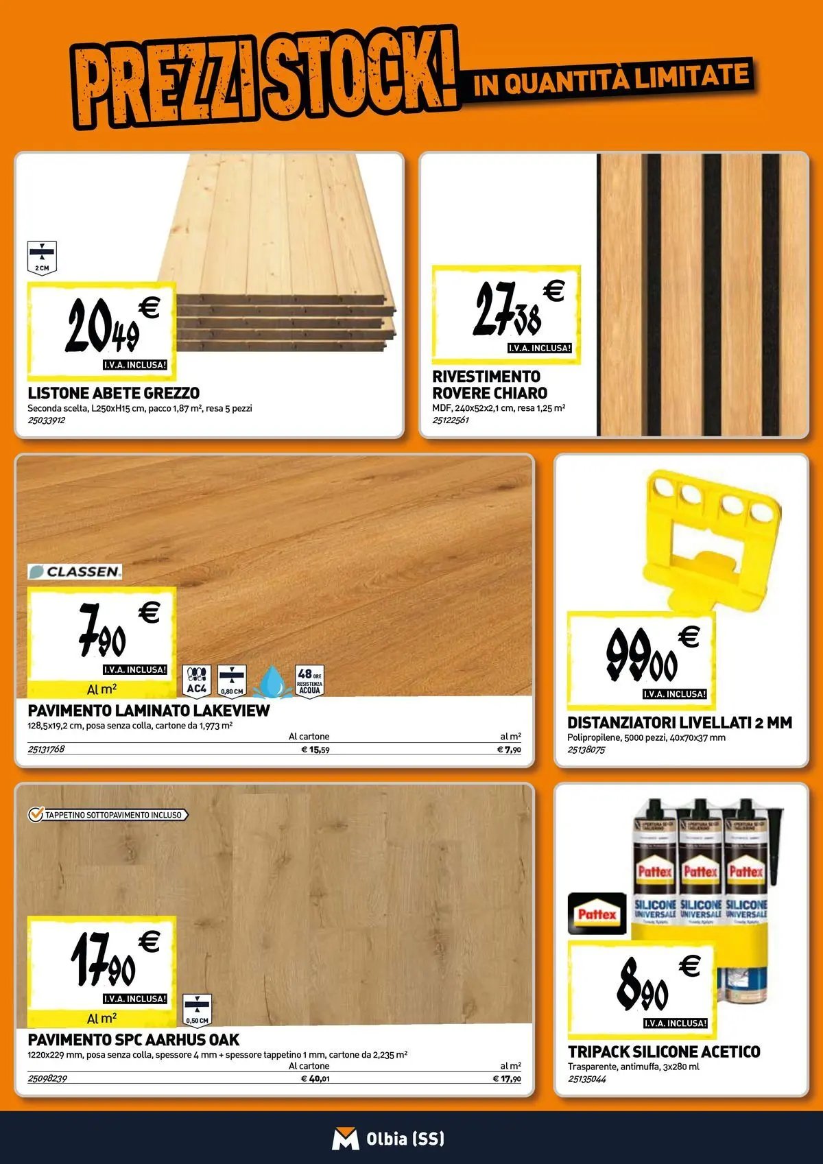 TECNOMAT - Straordinari prezzi stock!