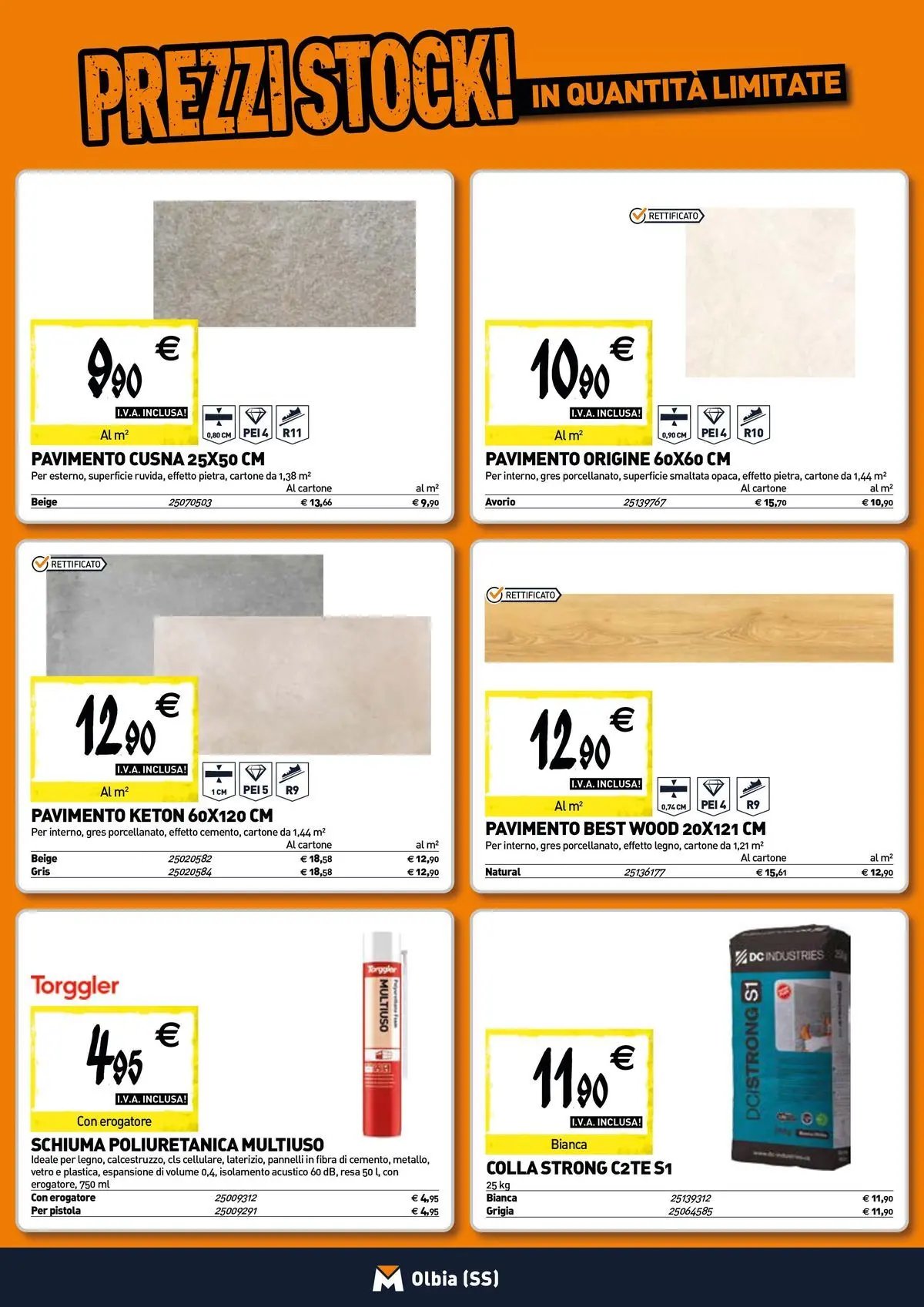 TECNOMAT - Straordinari prezzi stock!