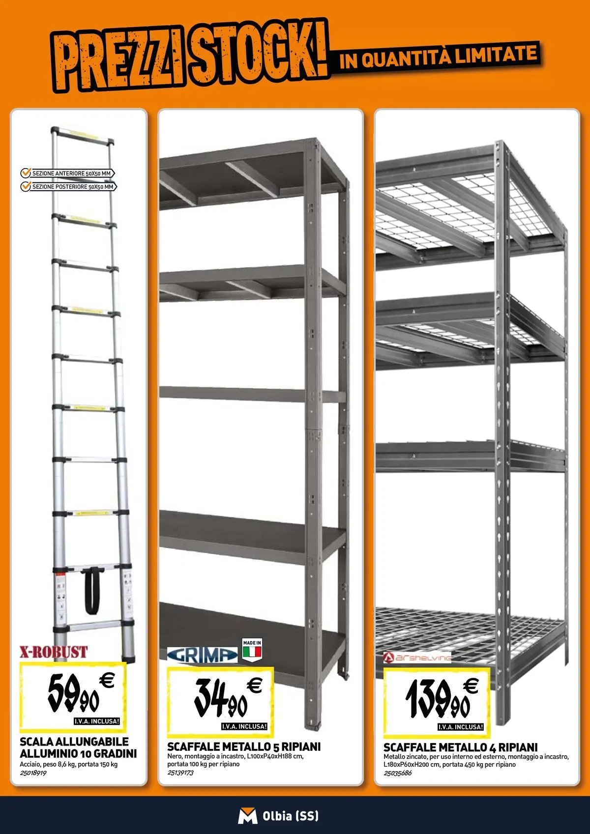 TECNOMAT - Straordinari prezzi stock!