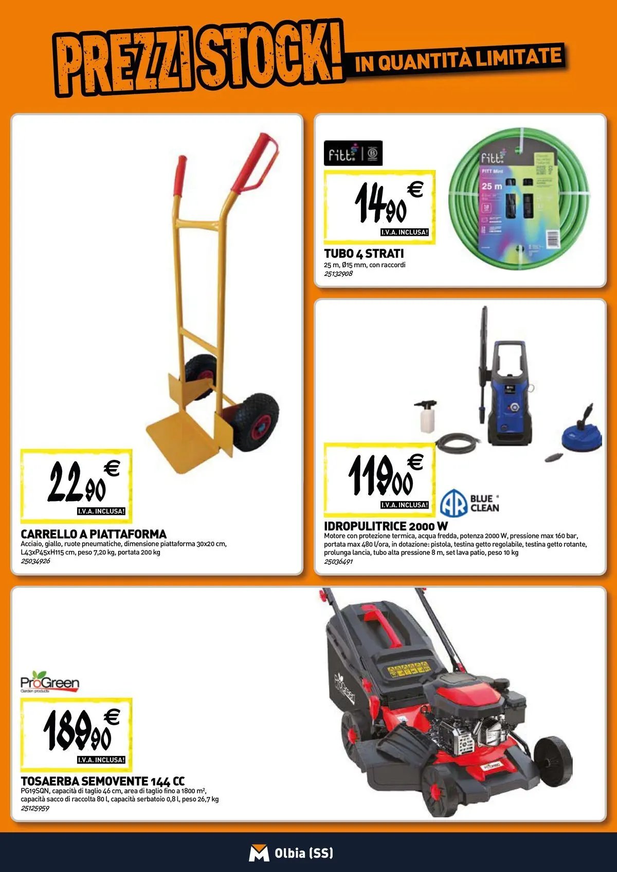 TECNOMAT - Straordinari prezzi stock!