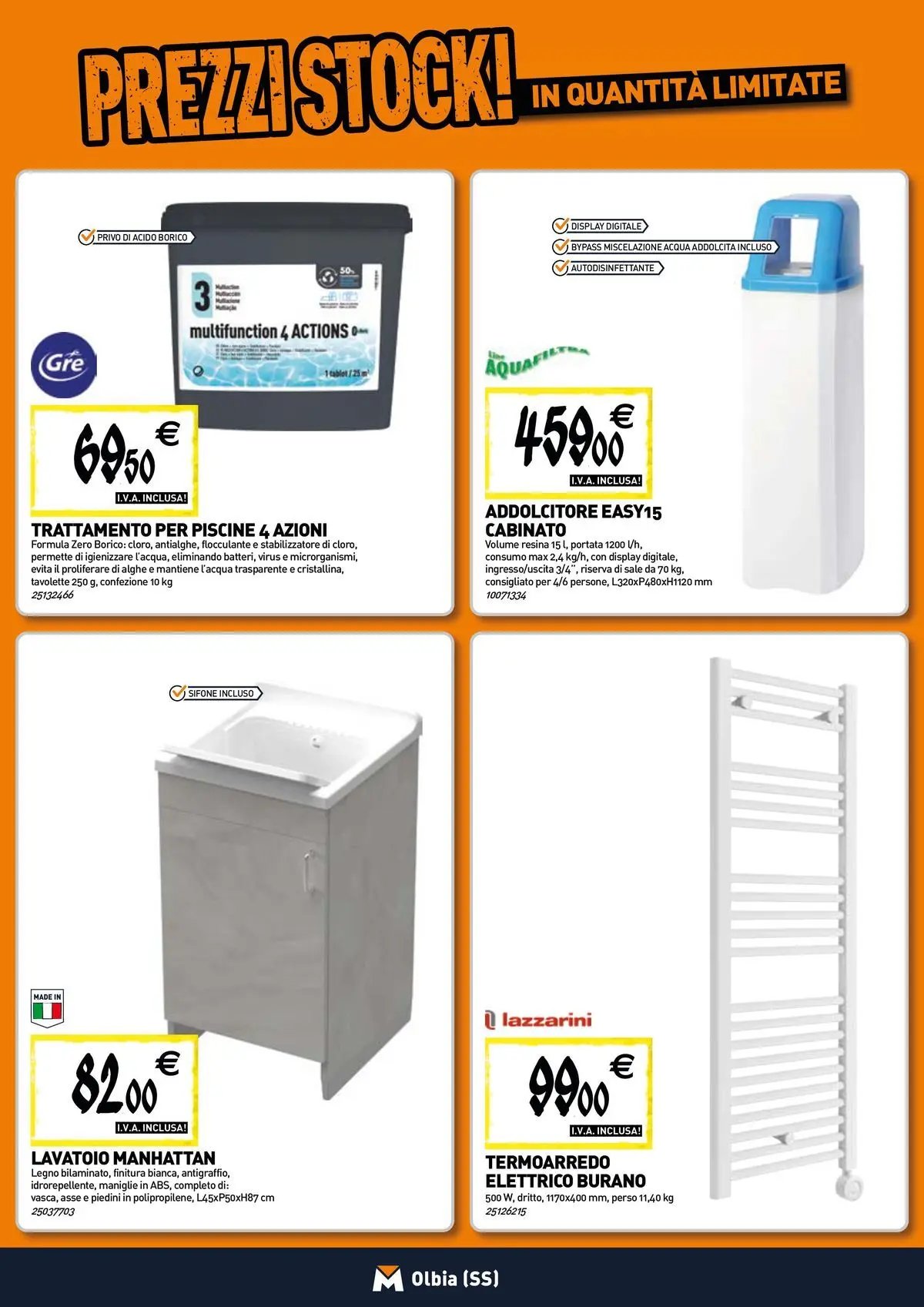 TECNOMAT - Straordinari prezzi stock!