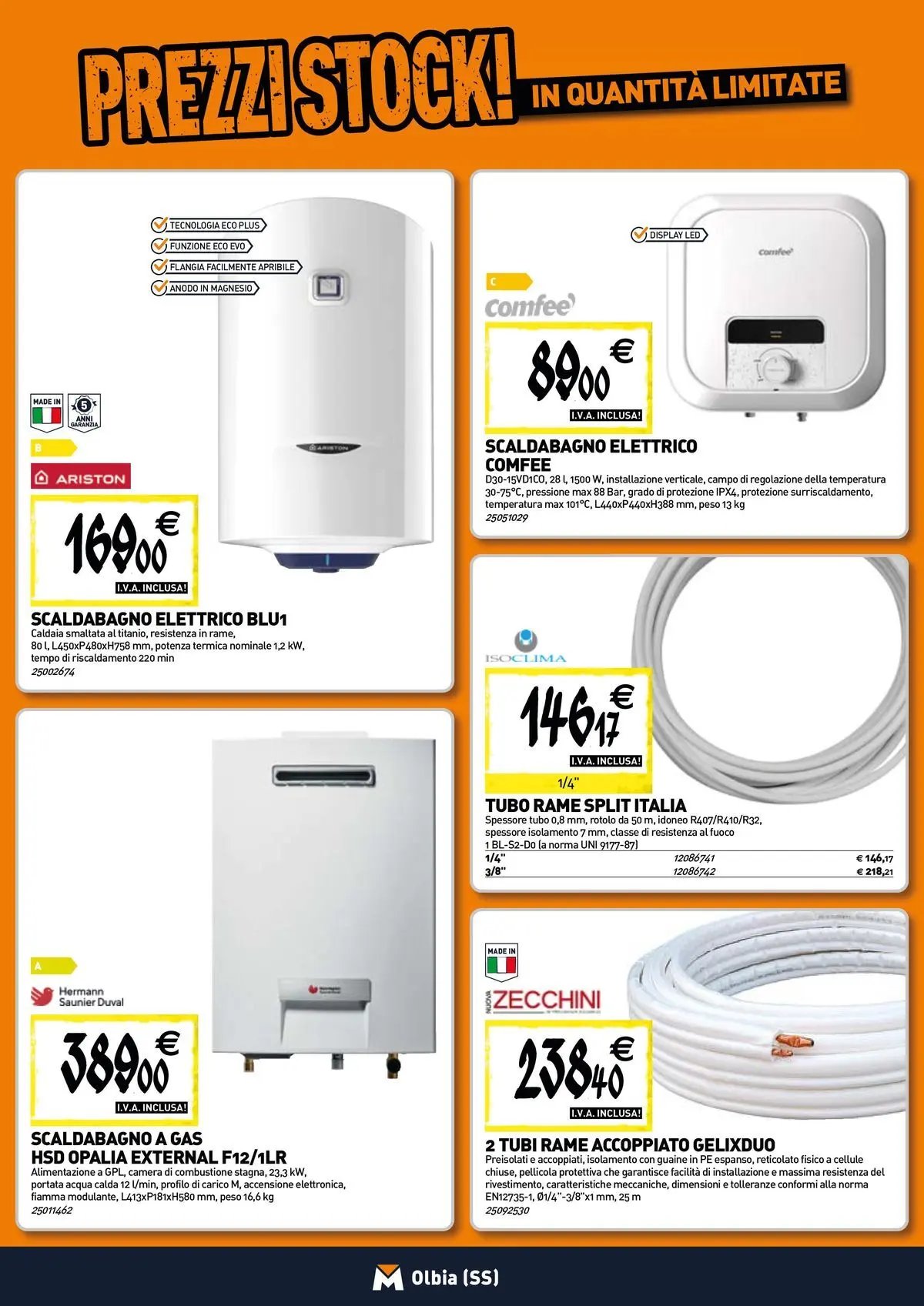 TECNOMAT - Straordinari prezzi stock!