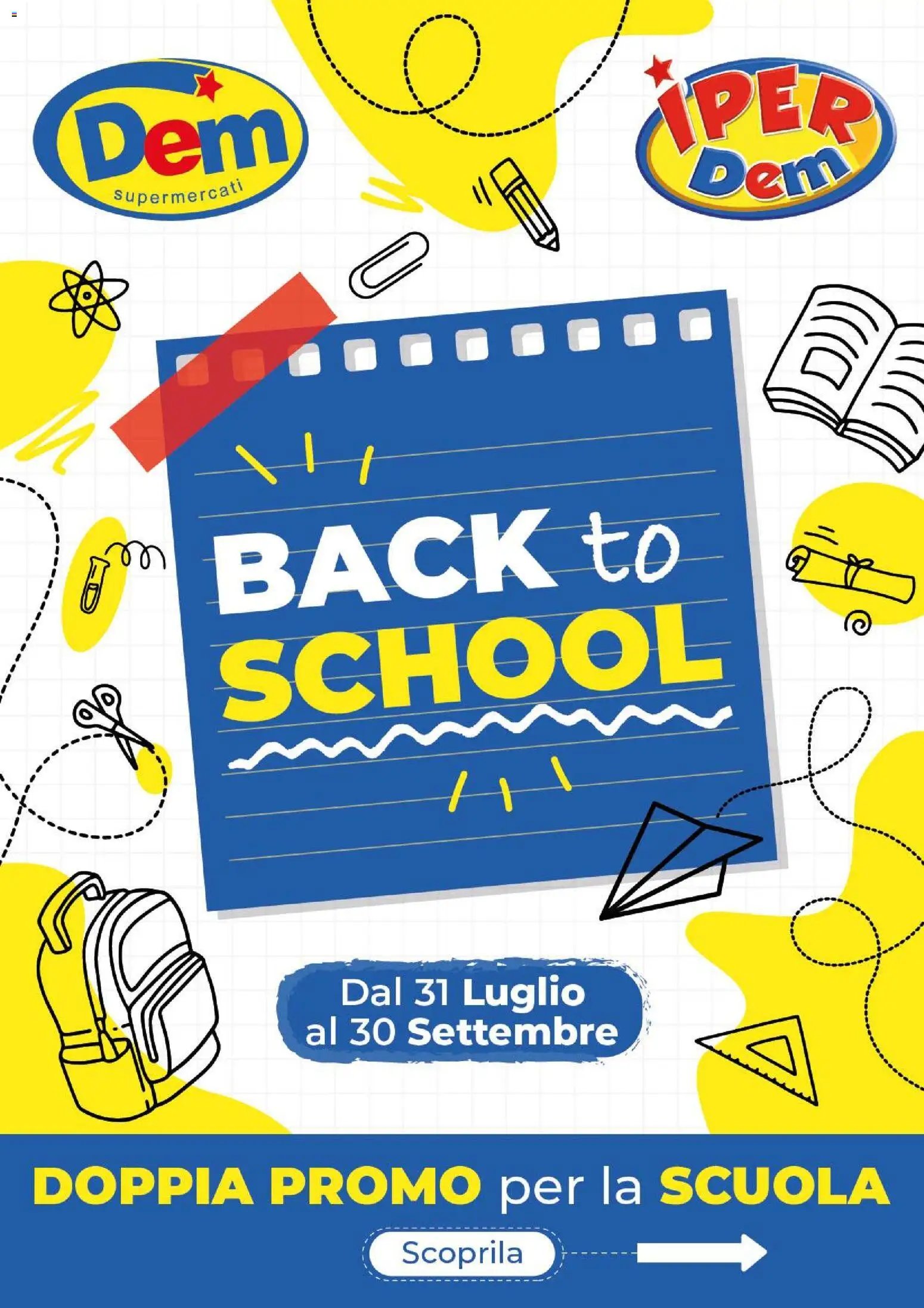 DEM volantino Scuola