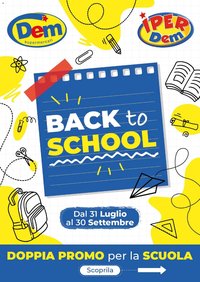 DEM volantino Scuola