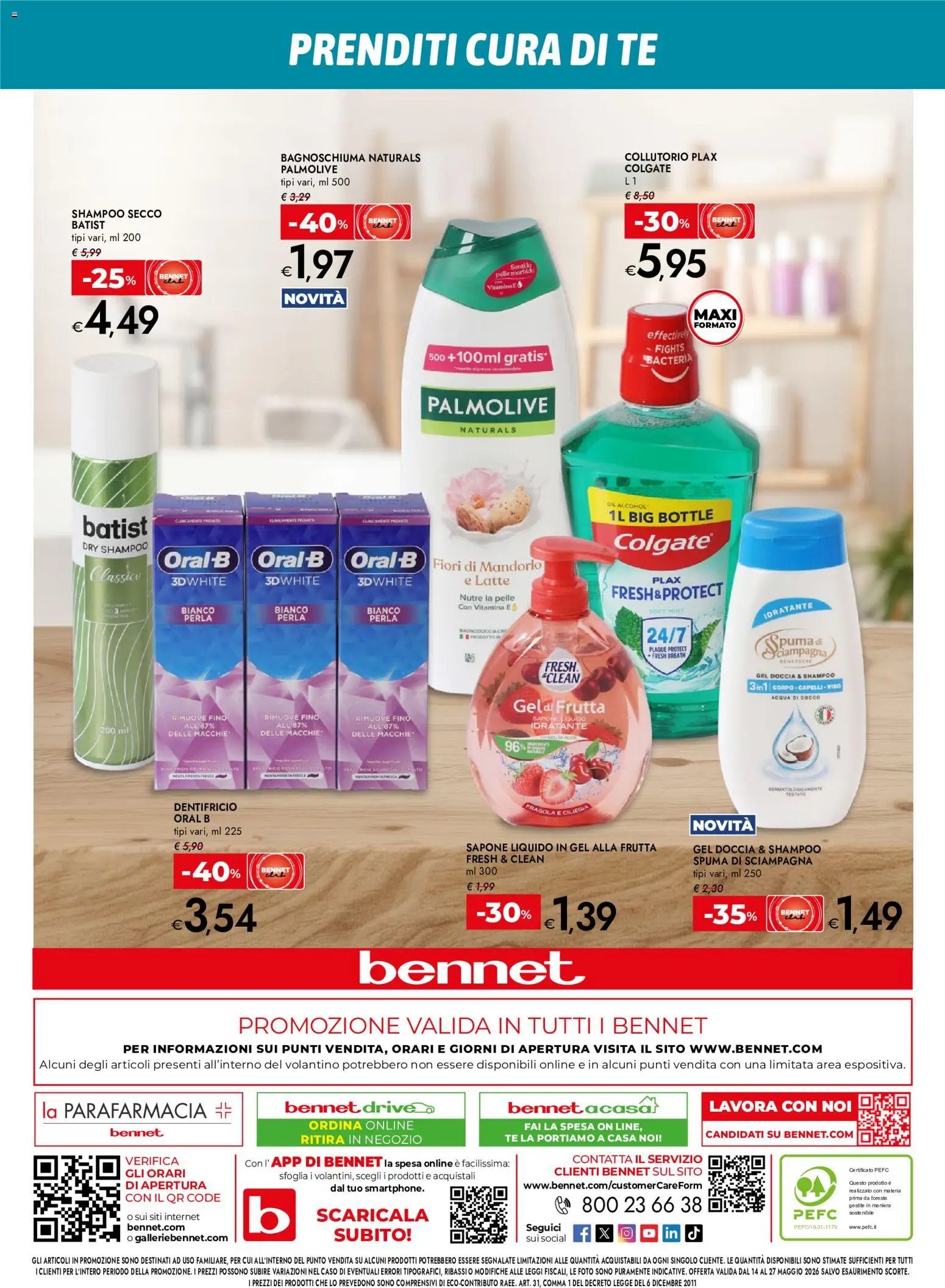 bennet volantino Fai Spazio Al Pulito (2026-05-14 - 2026-05-27)