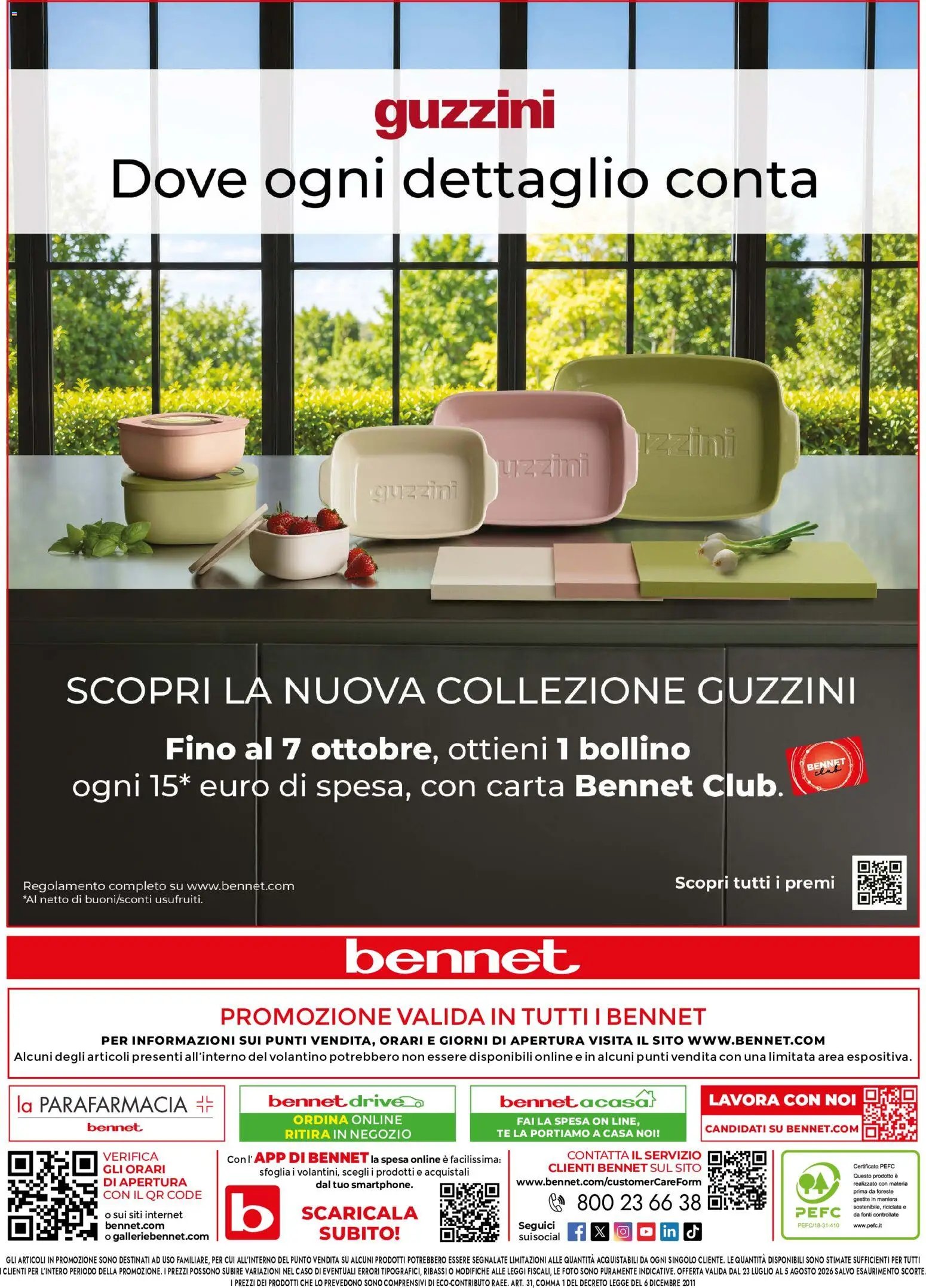 bennet volantino Benessere