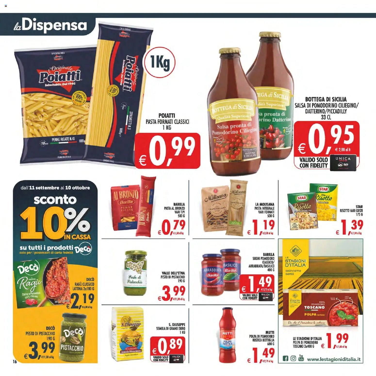 Decò volantino iperStore, Superstore Sicilia