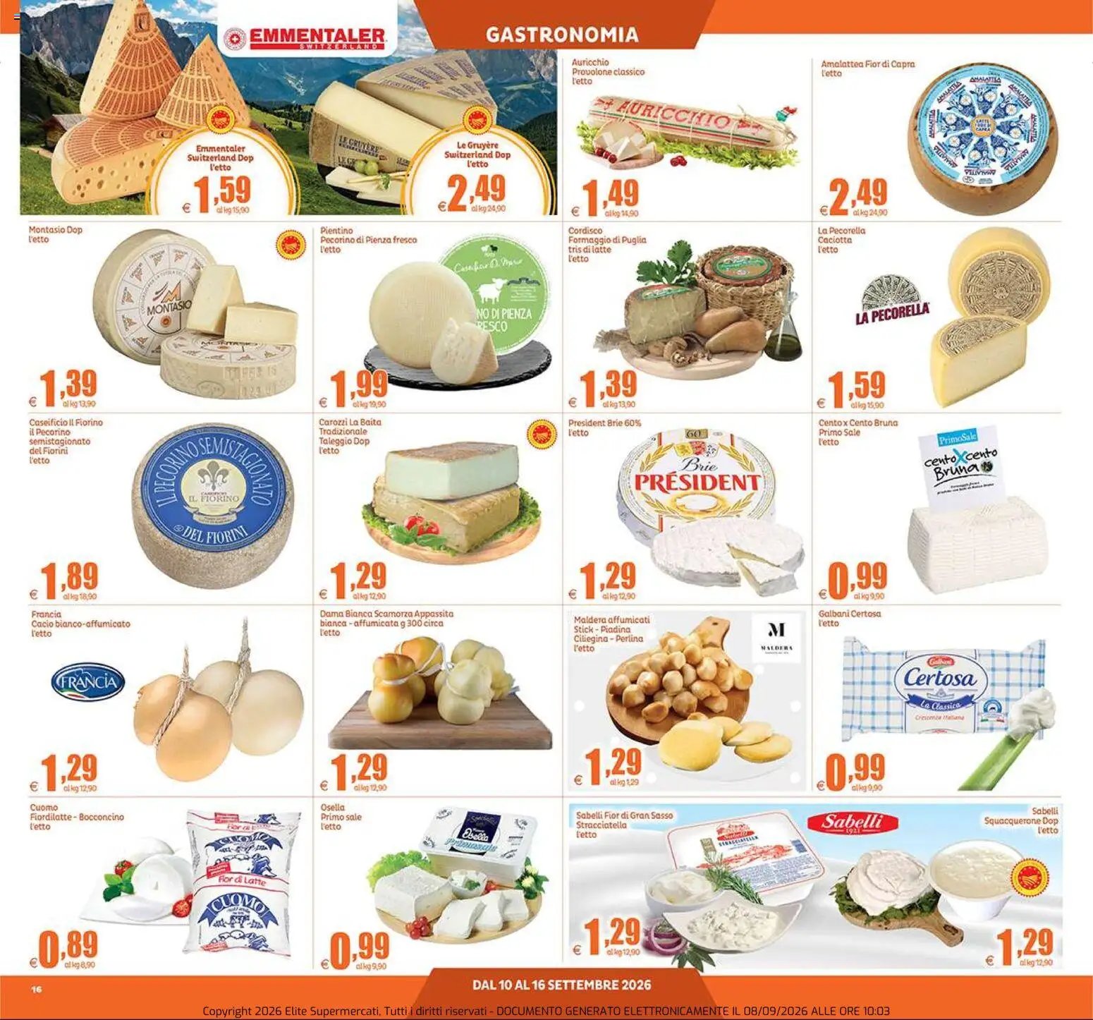 Elite Supermercati volantino Lariano