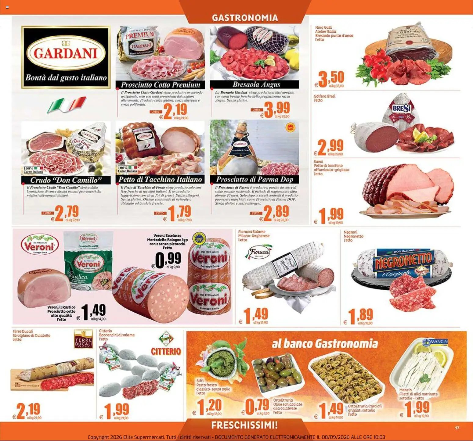 Elite Supermercati volantino Lariano