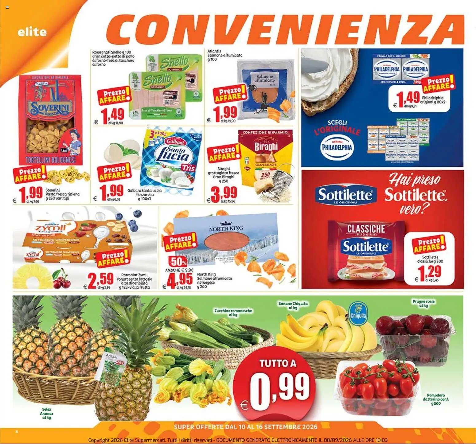 Elite Supermercati volantino Lariano