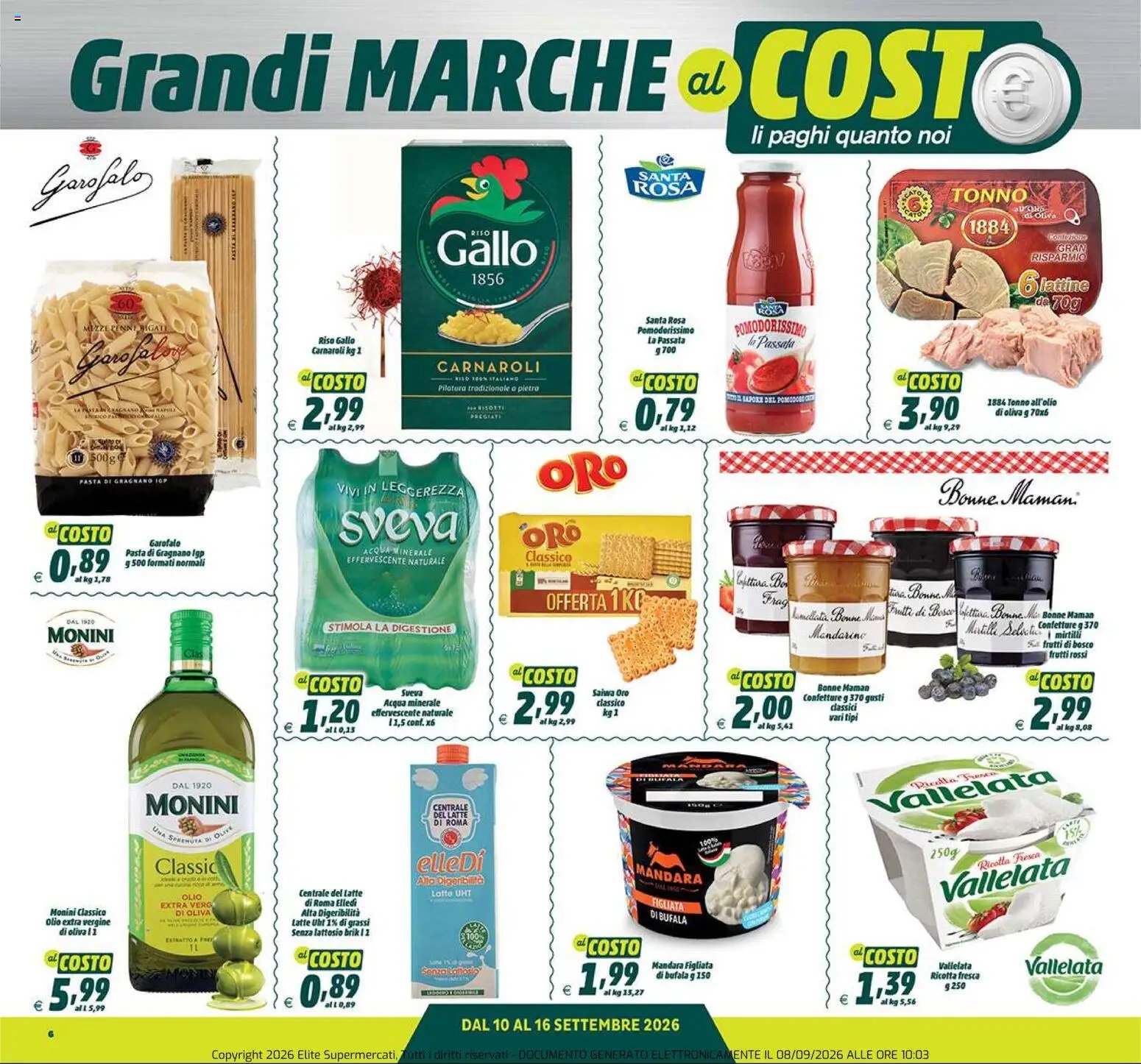 Elite Supermercati volantino Lariano