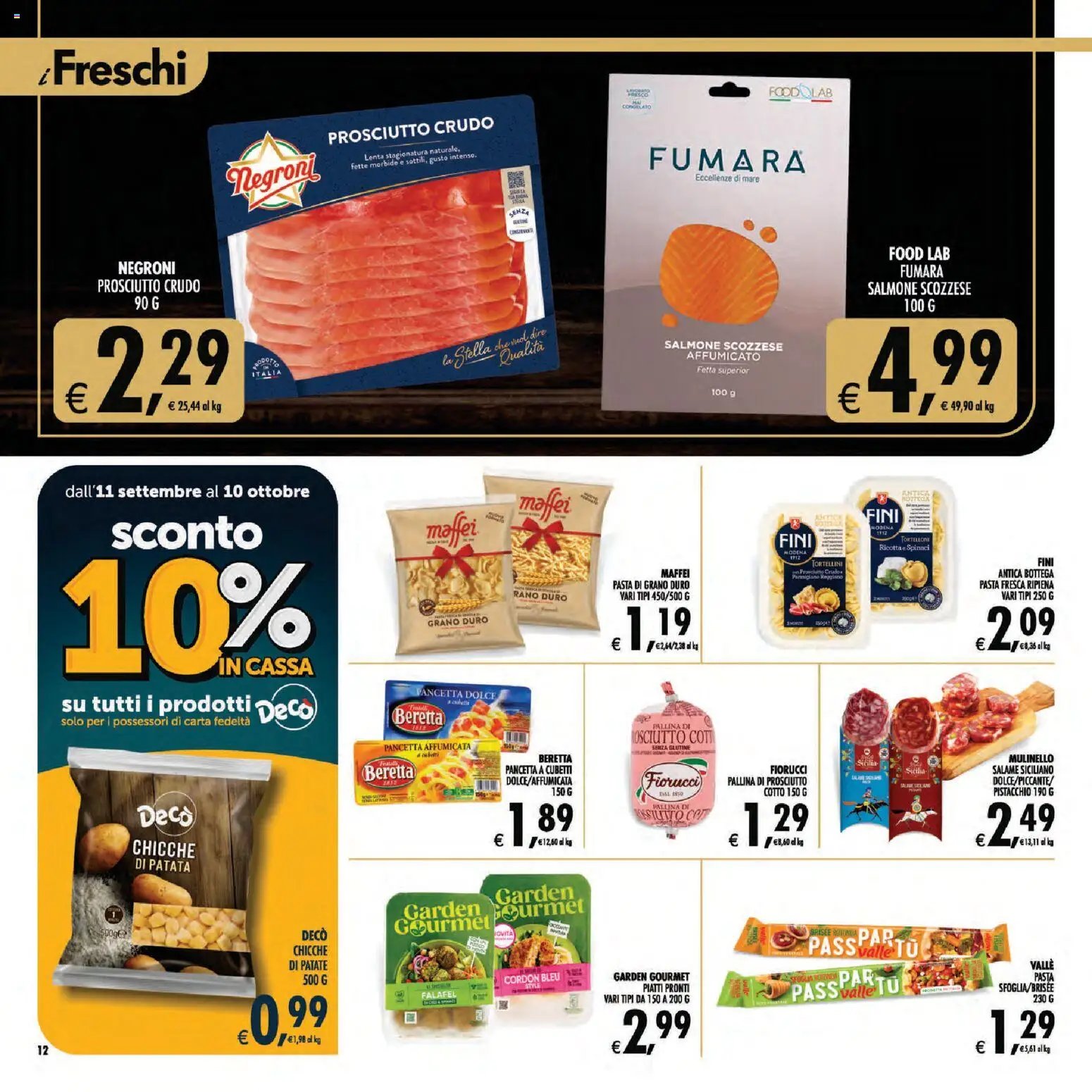 Decò volantino Gourmet Sicilia