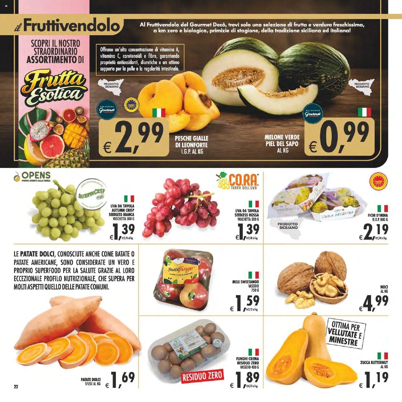 Decò volantino Gourmet Sicilia