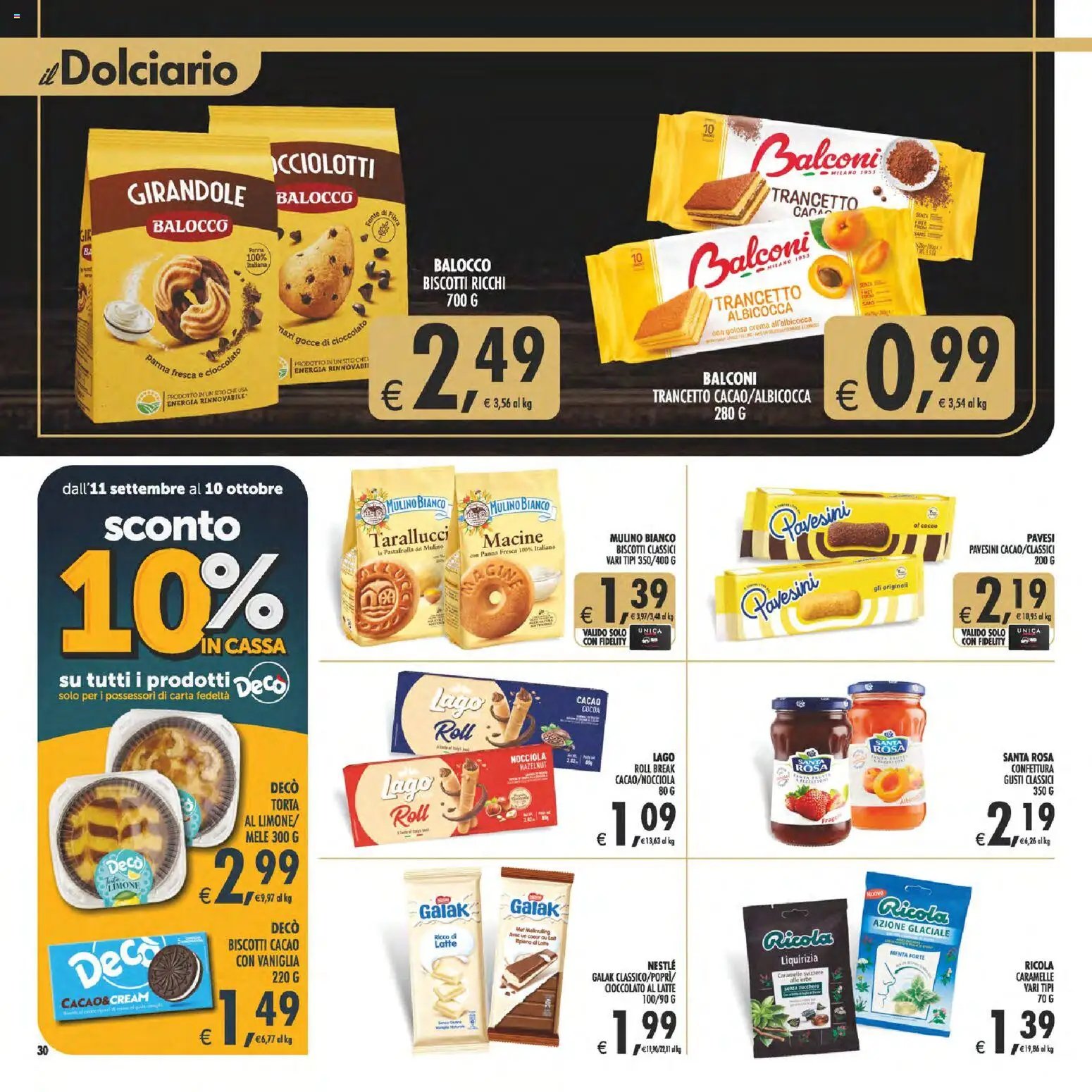 Decò volantino Gourmet Sicilia