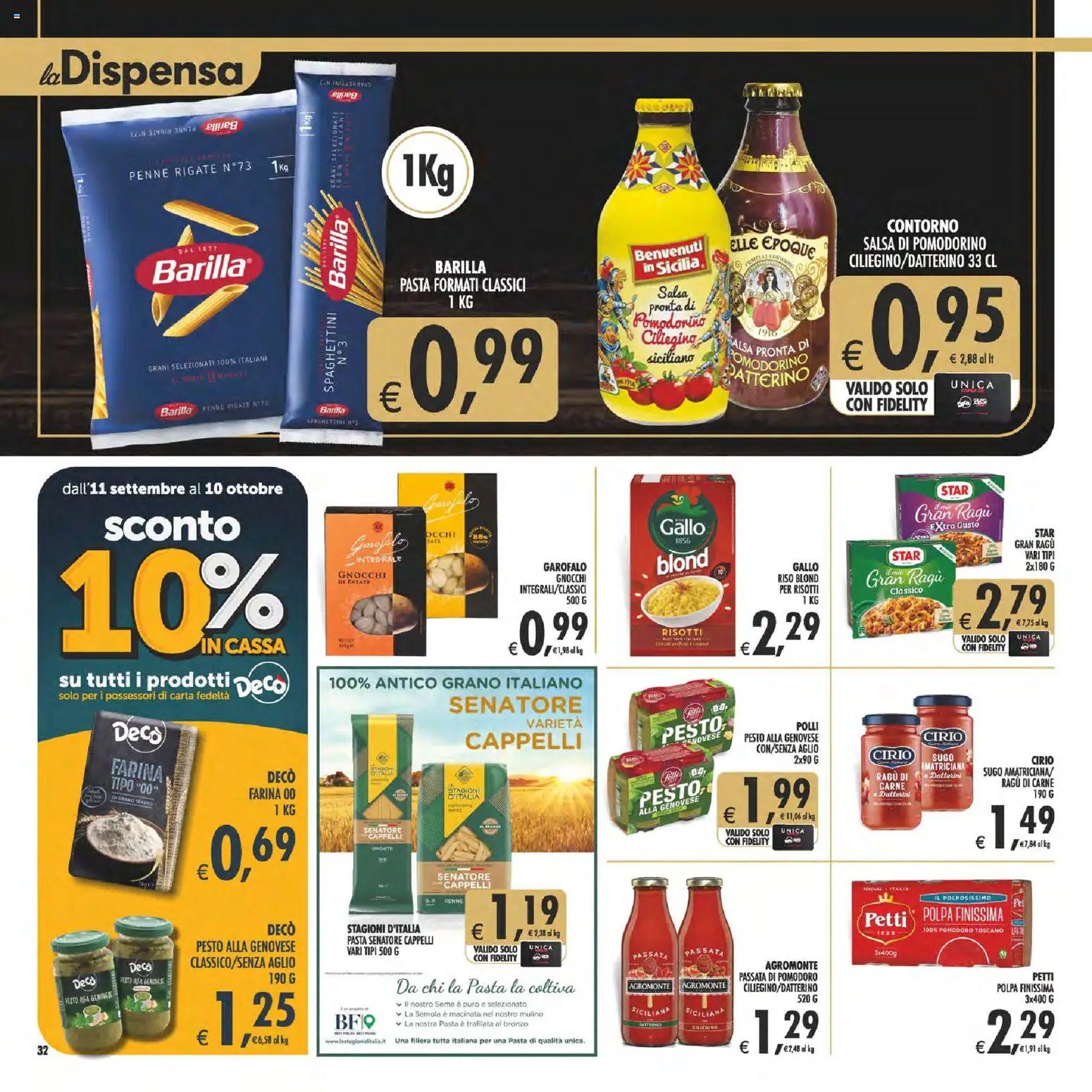 Decò volantino Gourmet Sicilia