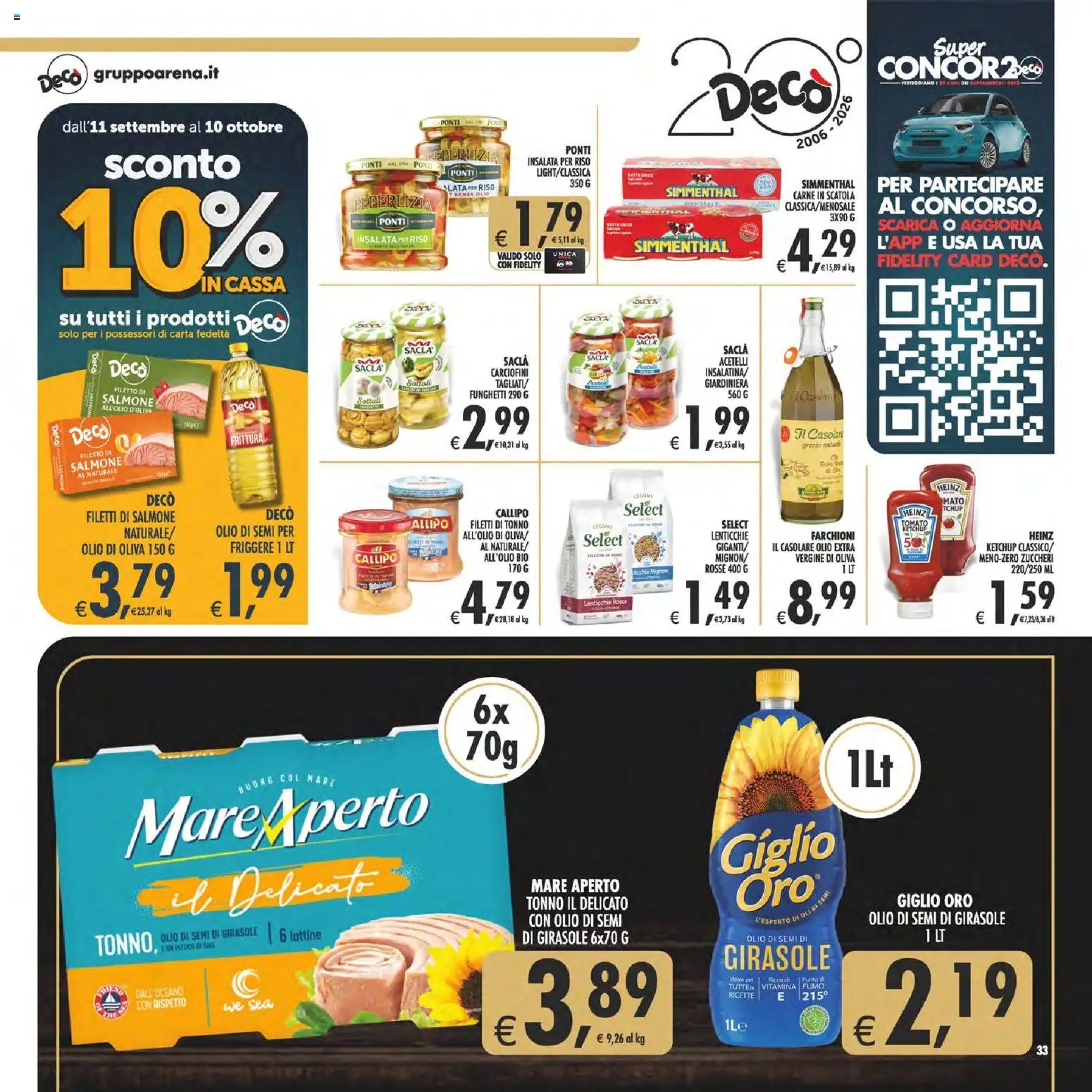 Decò volantino Gourmet Sicilia