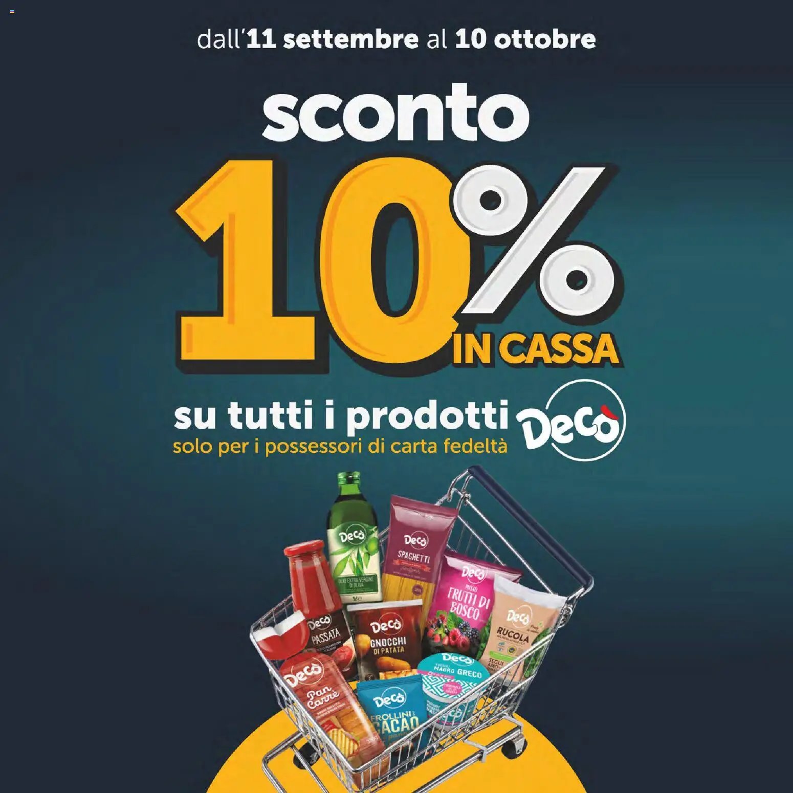 Decò volantino Gourmet Sicilia
