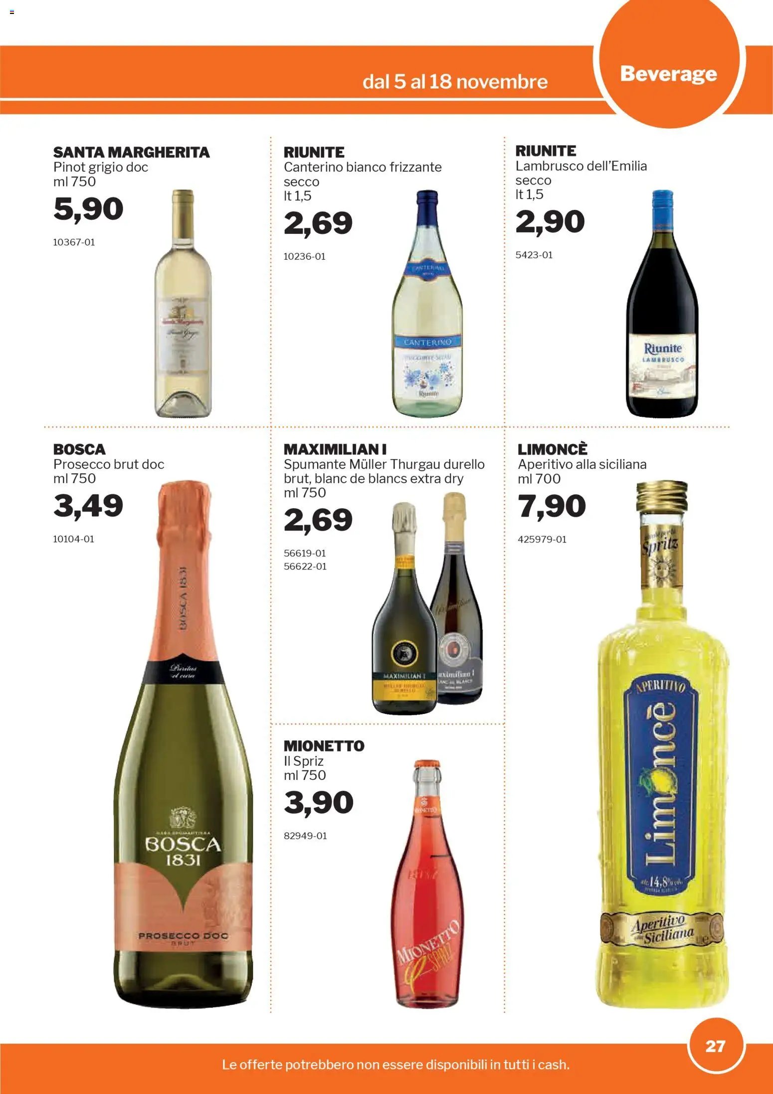 Volantino Sogegross	 (2025-11-05 - 2025-11-18)