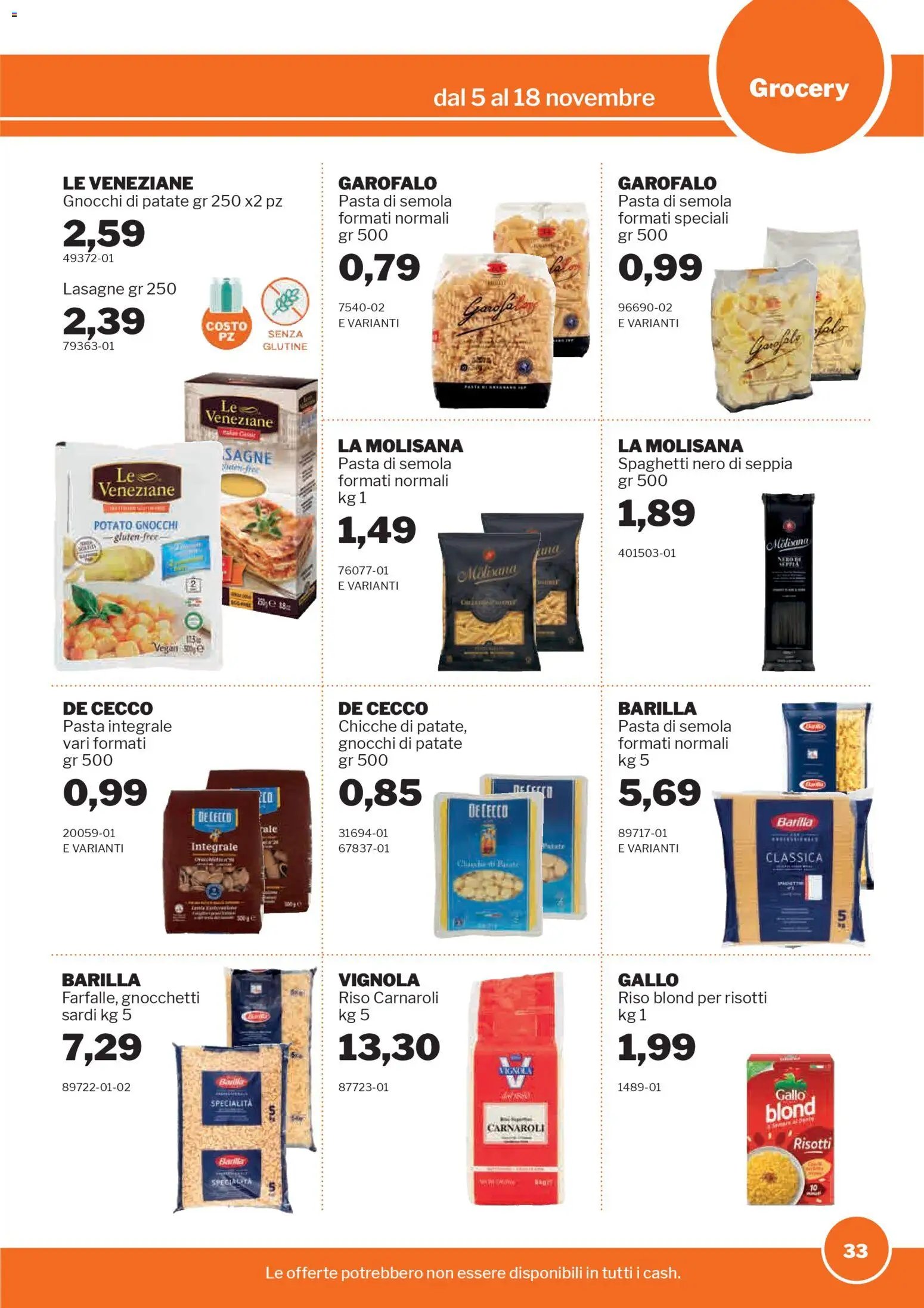 Volantino Sogegross	 (2025-11-05 - 2025-11-18)