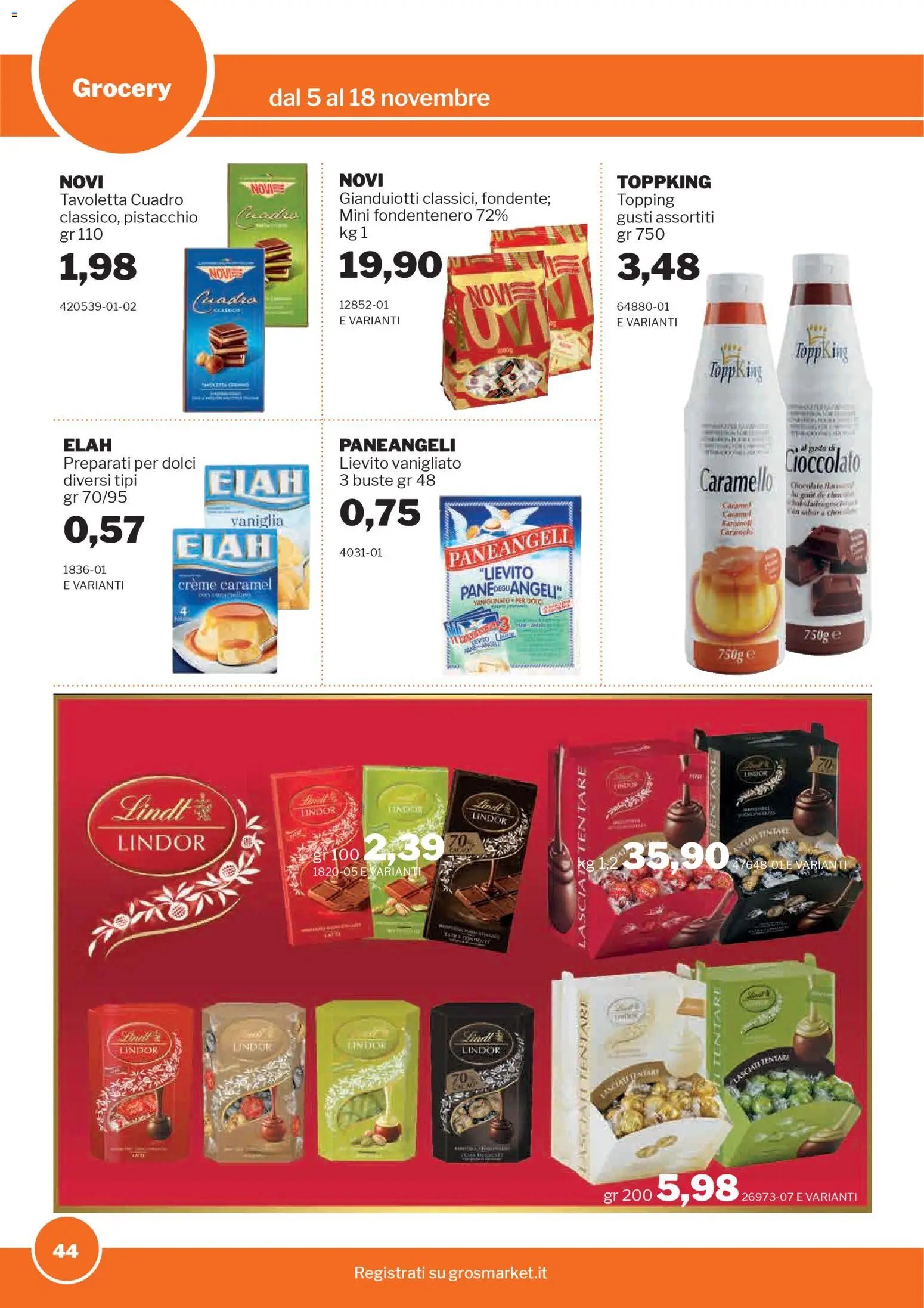 Volantino Sogegross	 (2025-11-05 - 2025-11-18)