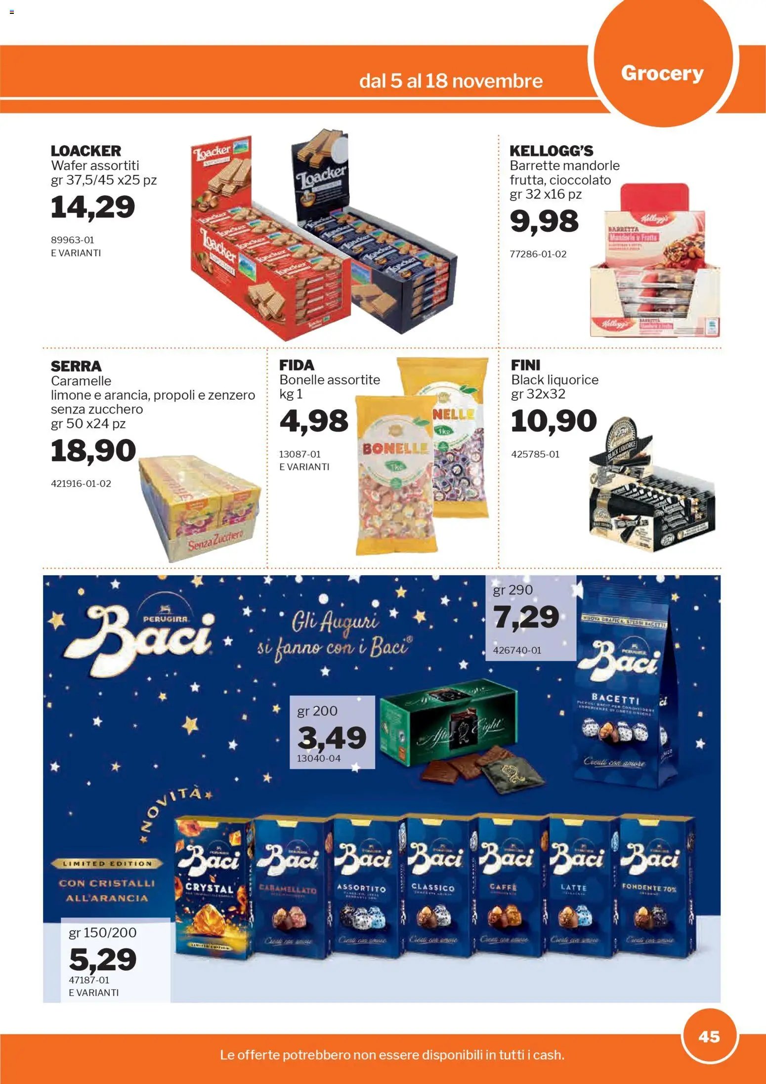 Volantino Sogegross	 (2025-11-05 - 2025-11-18)