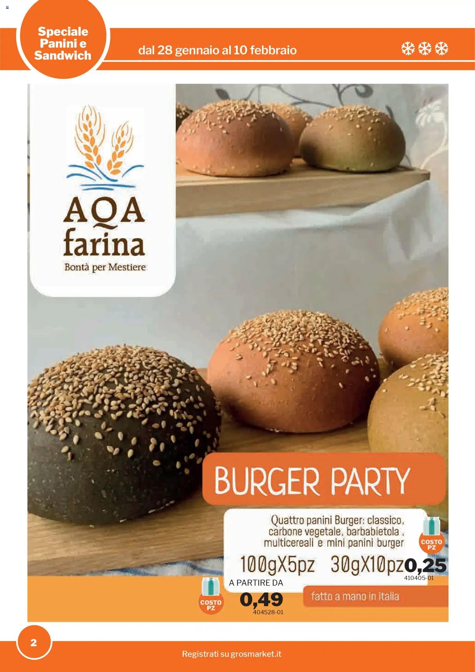 Sogegross Panini e Sandwich catalogo (2026-01-28 - 2026-02-10)