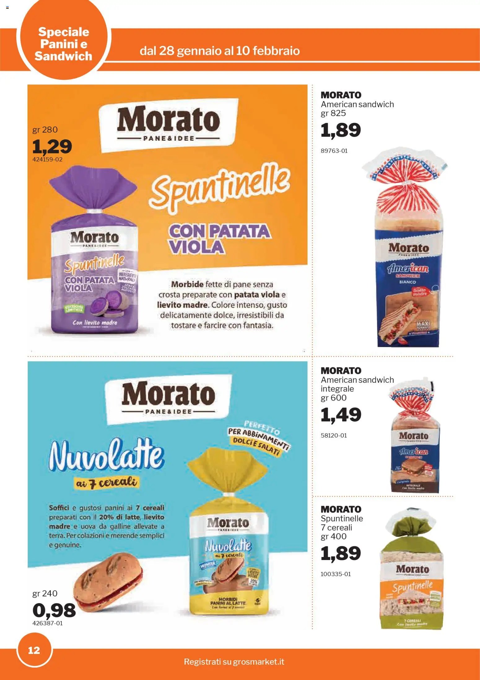 Sogegross Panini e Sandwich catalogo (2026-01-28 - 2026-02-10)