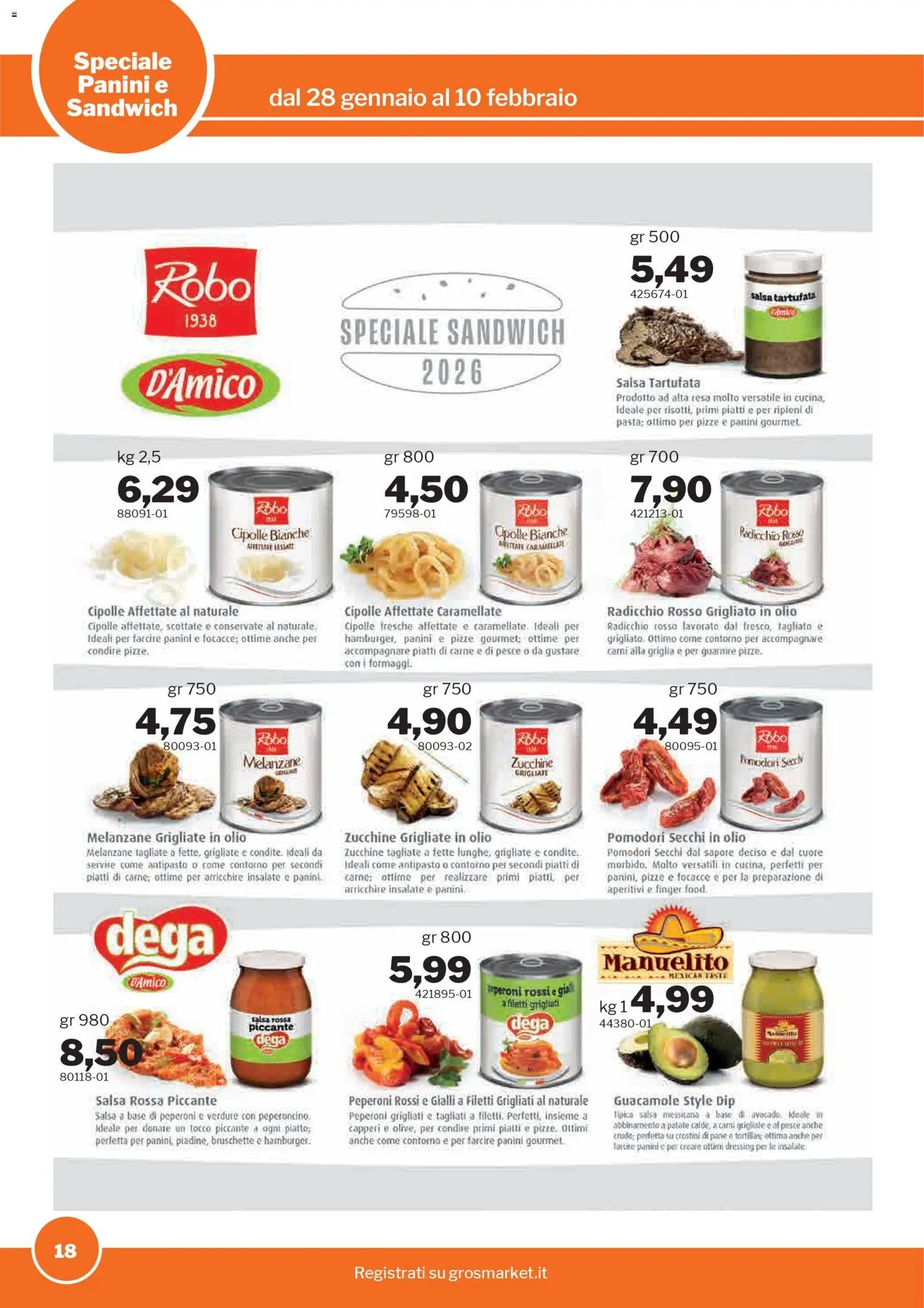 Sogegross Panini e Sandwich catalogo (2026-01-28 - 2026-02-10)