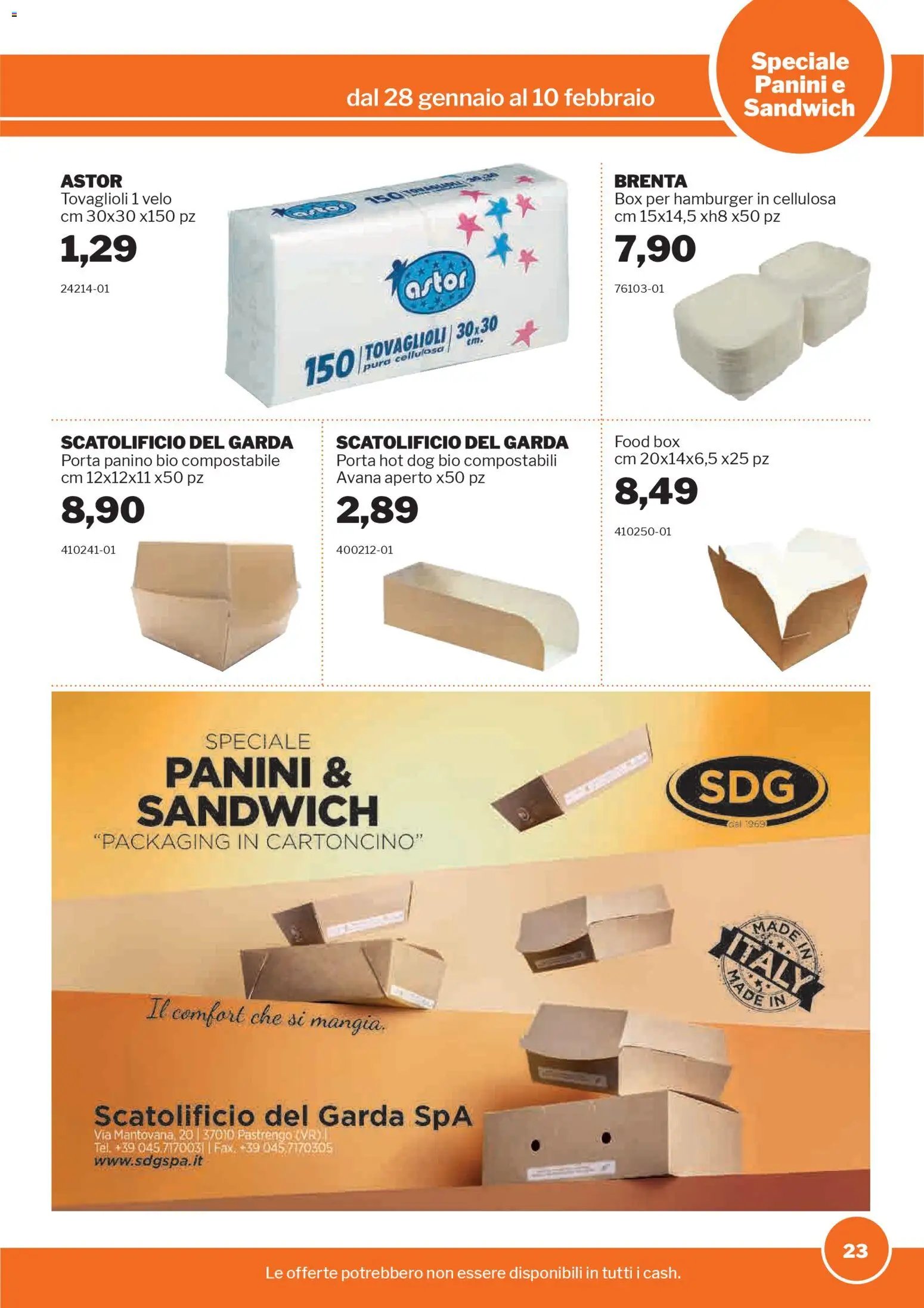 Sogegross Panini e Sandwich catalogo (2026-01-28 - 2026-02-10)