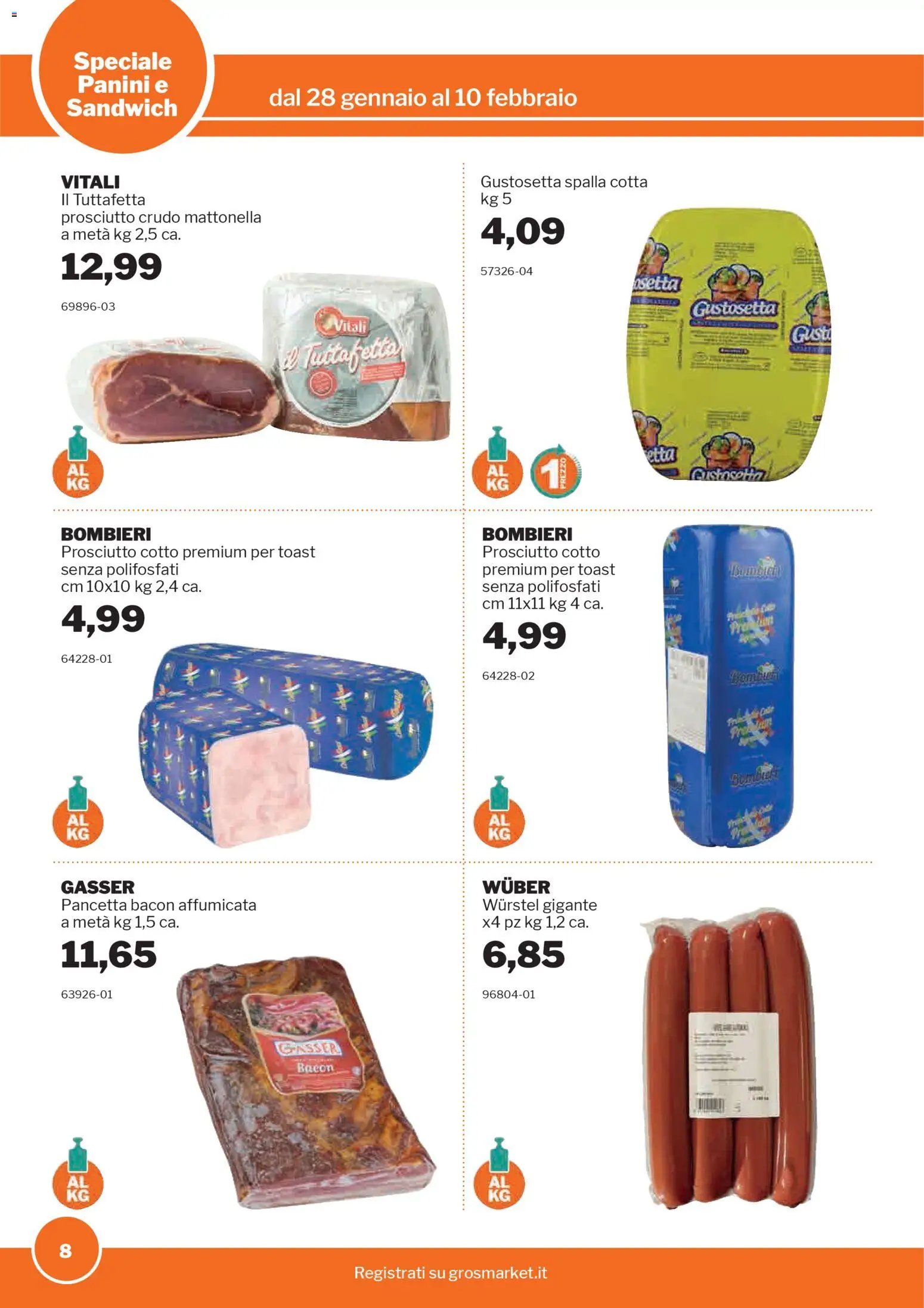 Sogegross Panini e Sandwich catalogo (2026-01-28 - 2026-02-10)