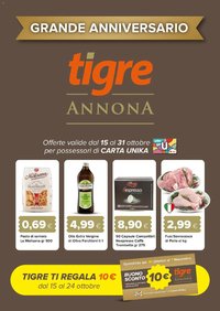 Tigre volantino anniversario Annona