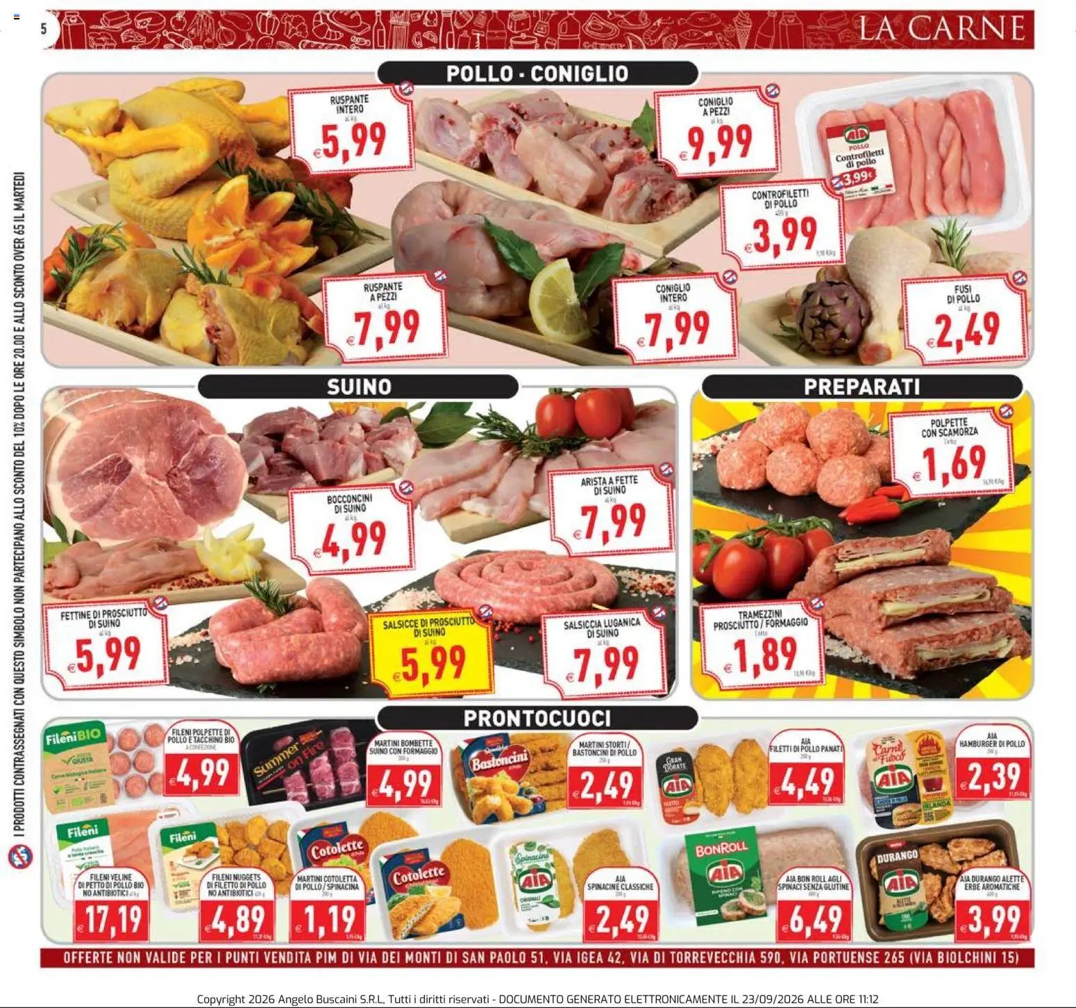 PIM Supermercati volantino