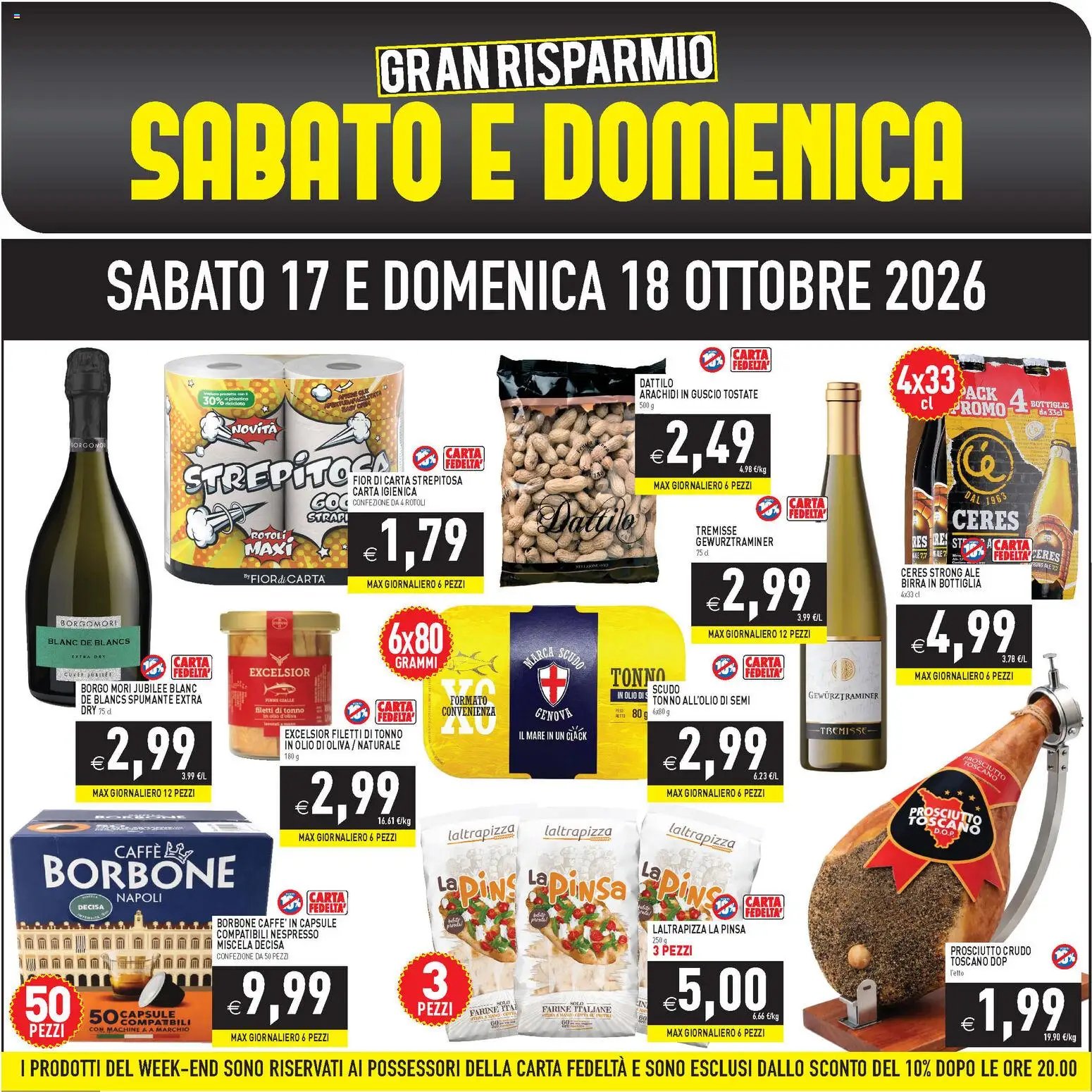 PIM Supermercati volantino Weekend