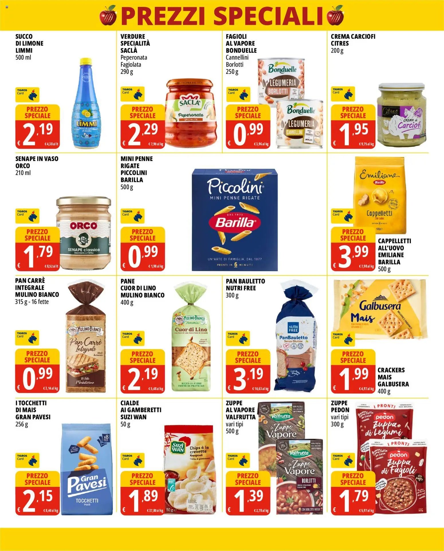 Tigros volantino Prezzi Speciali