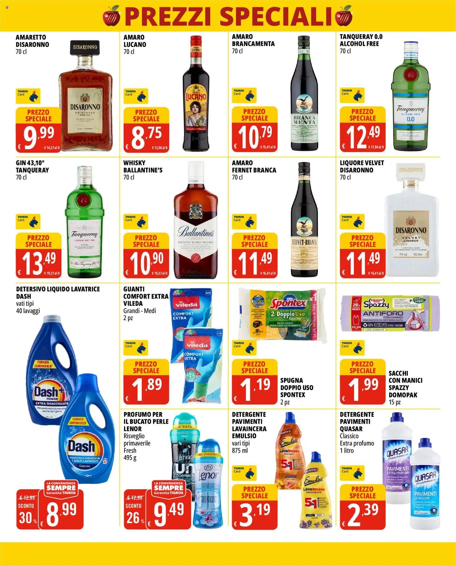 Tigros volantino Prezzi Speciali