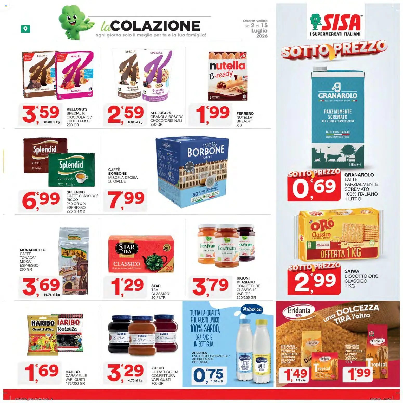 SISA volantino