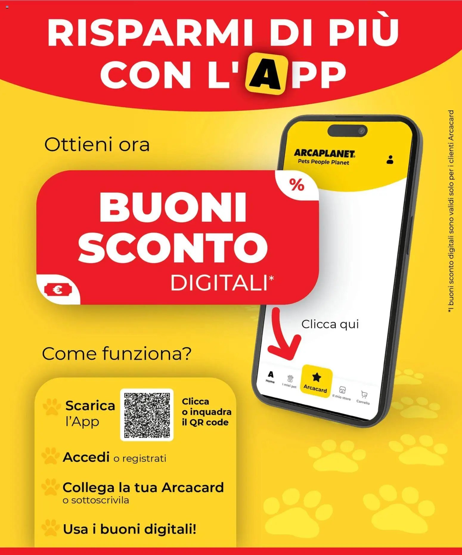 Arcaplanet volantino
