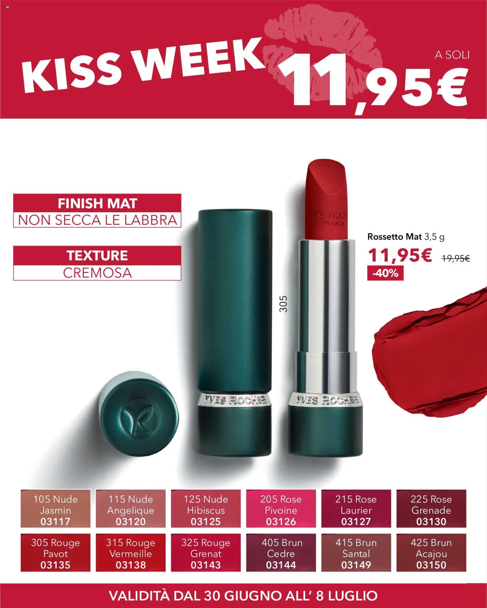 Yves Rocher catalogo Kiss Week