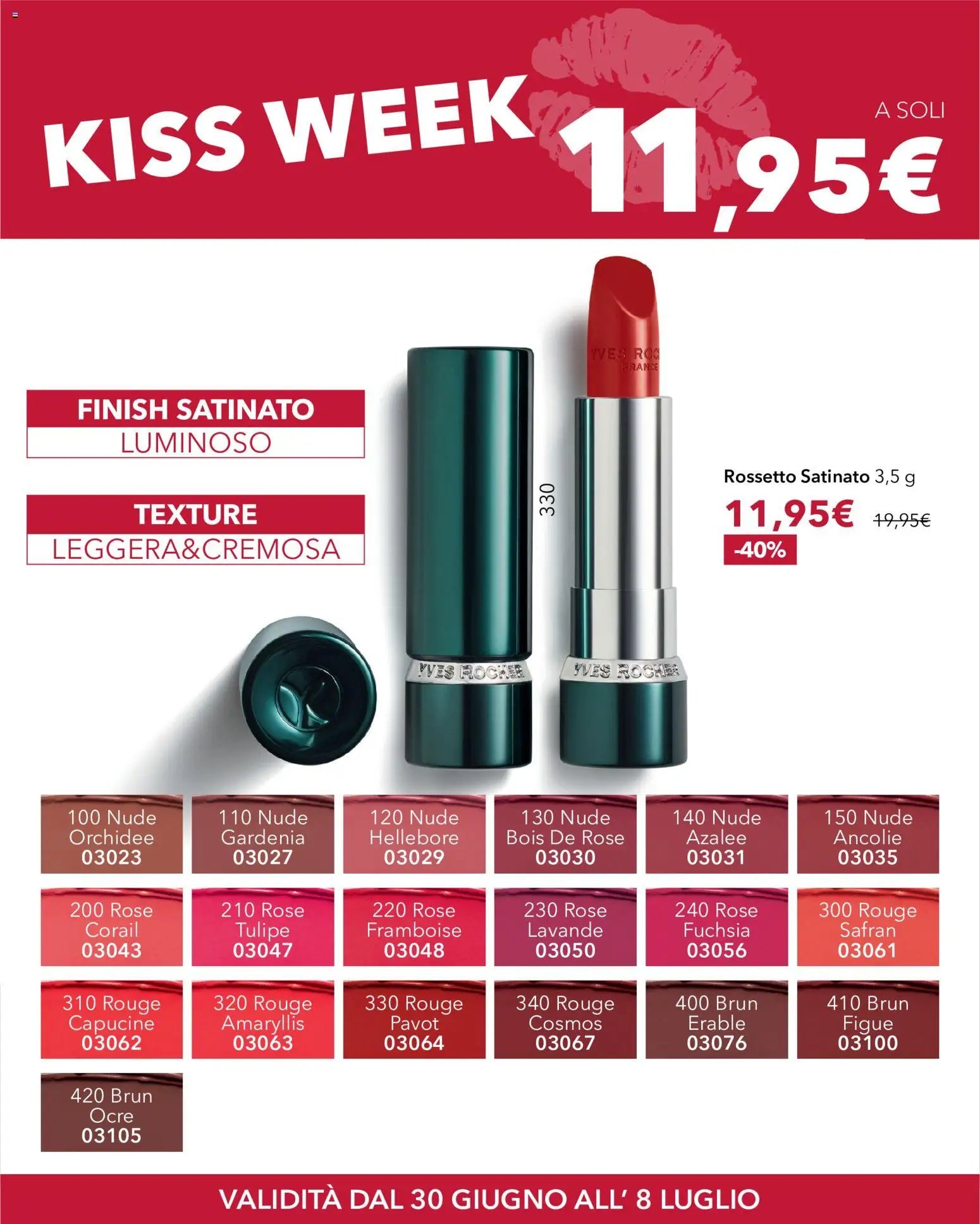Yves Rocher catalogo Kiss Week