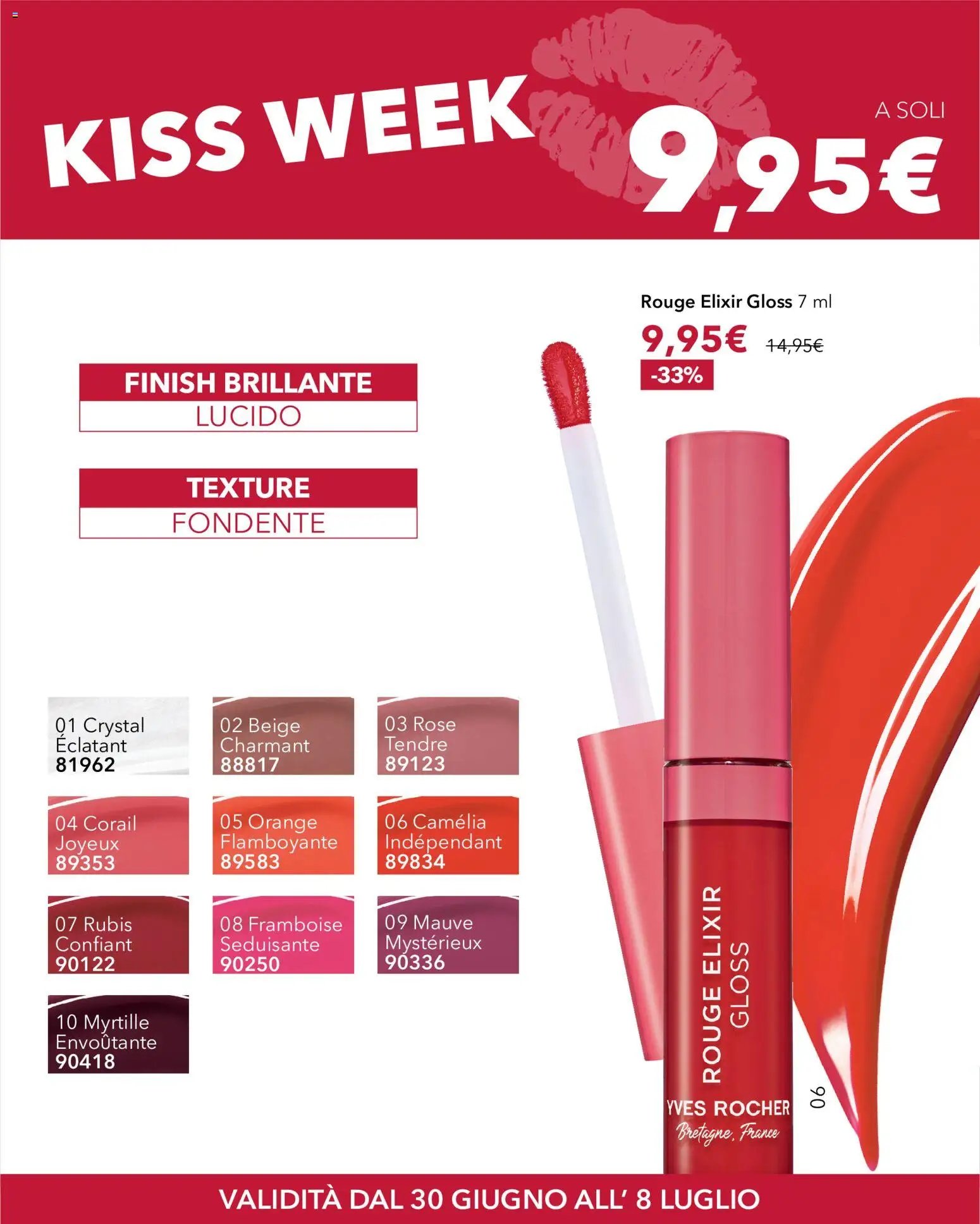 Yves Rocher catalogo Kiss Week